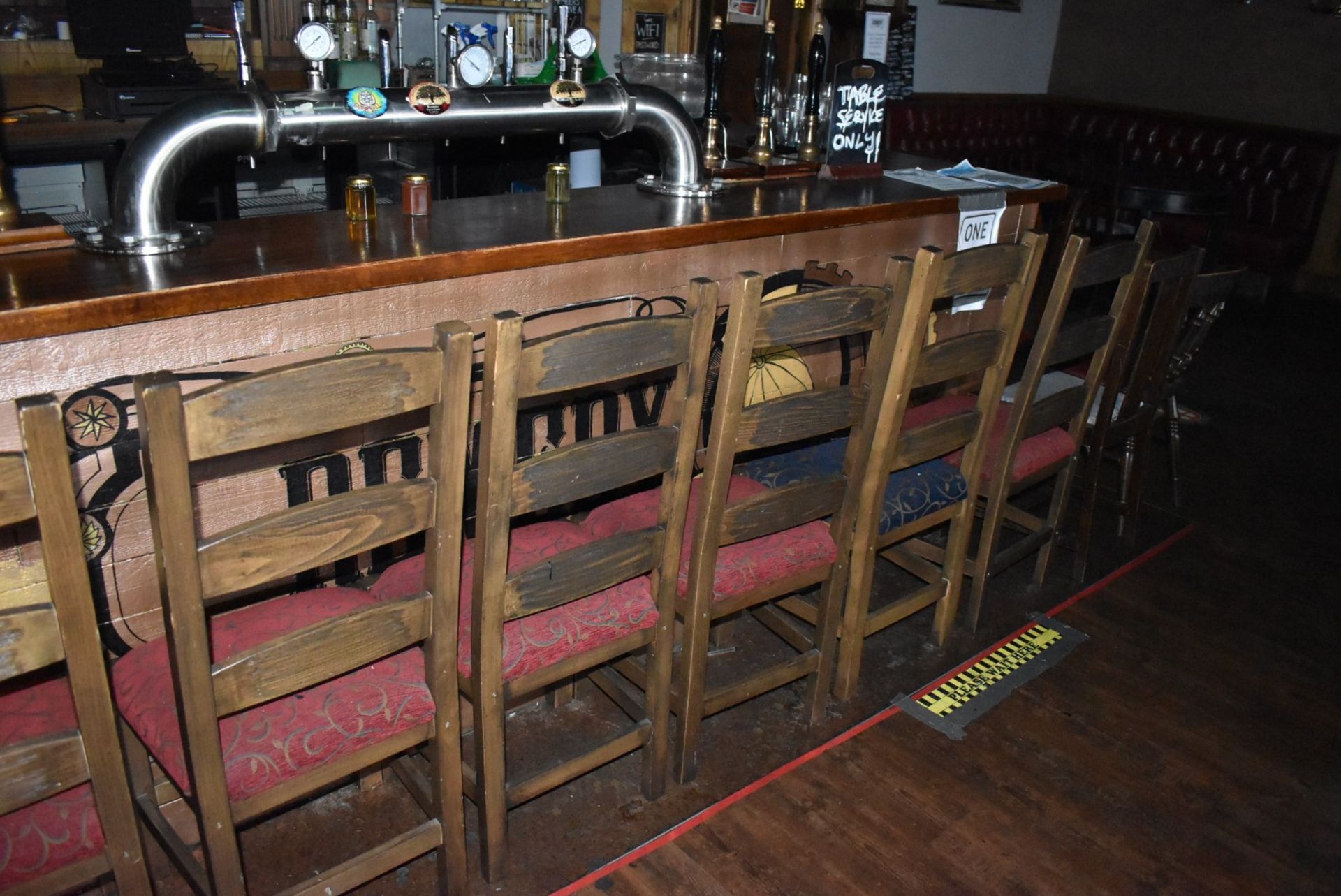 Approx 30 x Various Restaurant / Pub Chairs and Stools - Many Vintage Chairs Included - CL586 - - Image 10 of 10