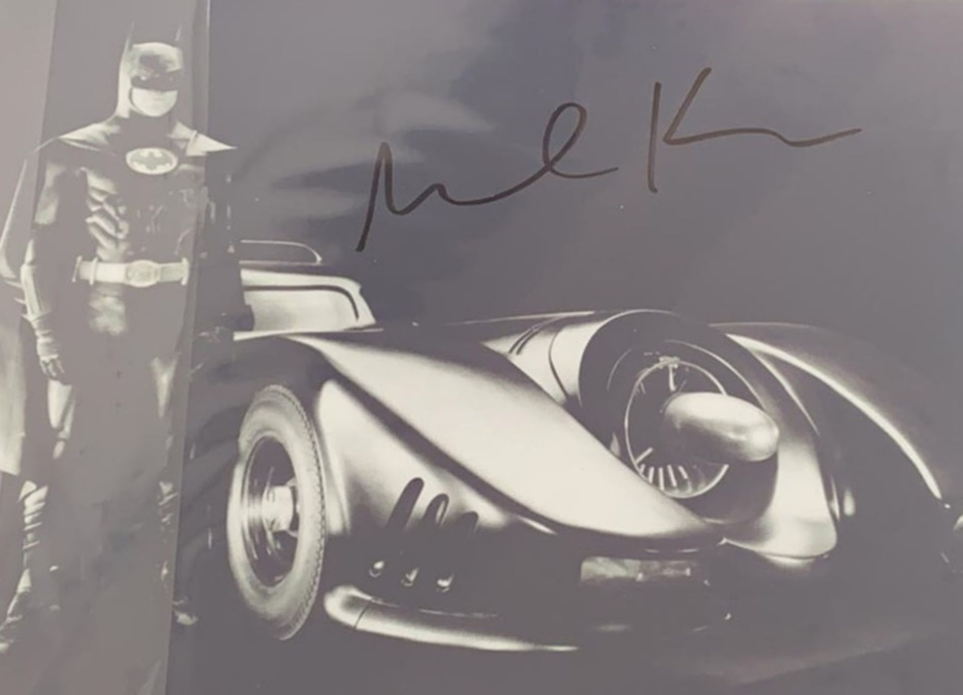 1 x Signed Autograph Picture - MICHAEL KEATON BATMAN - With COA - Size 12 x 8 Inch - NO VAT ON THE