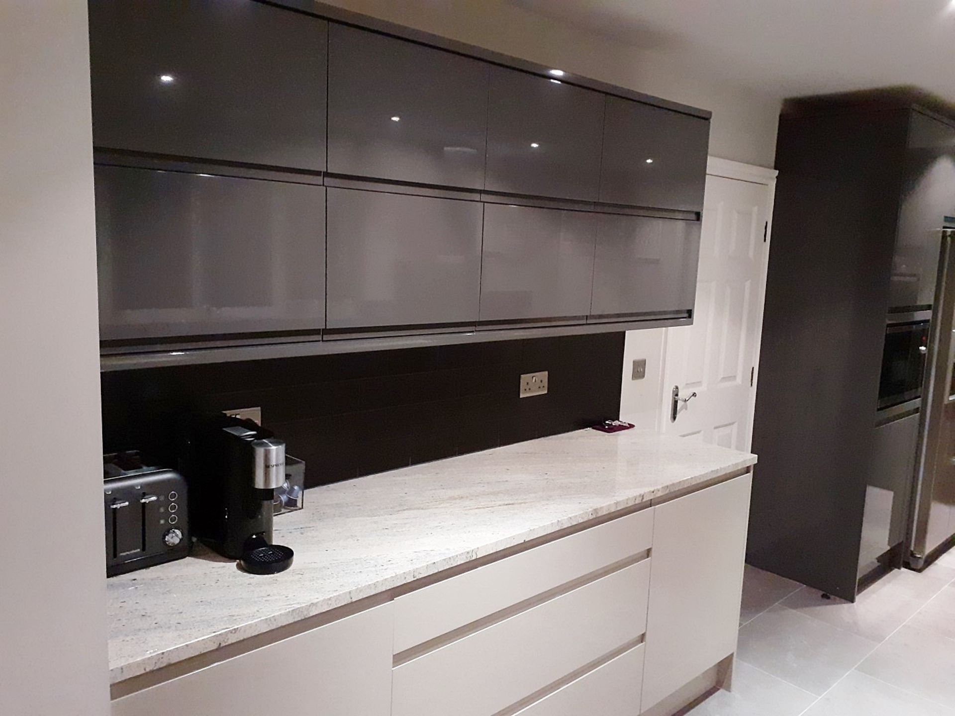 1 x Fitted Kitchen With A Sleek Handleless Design, Integrated Bosch Appliances + Granite Worktops - Image 4 of 69