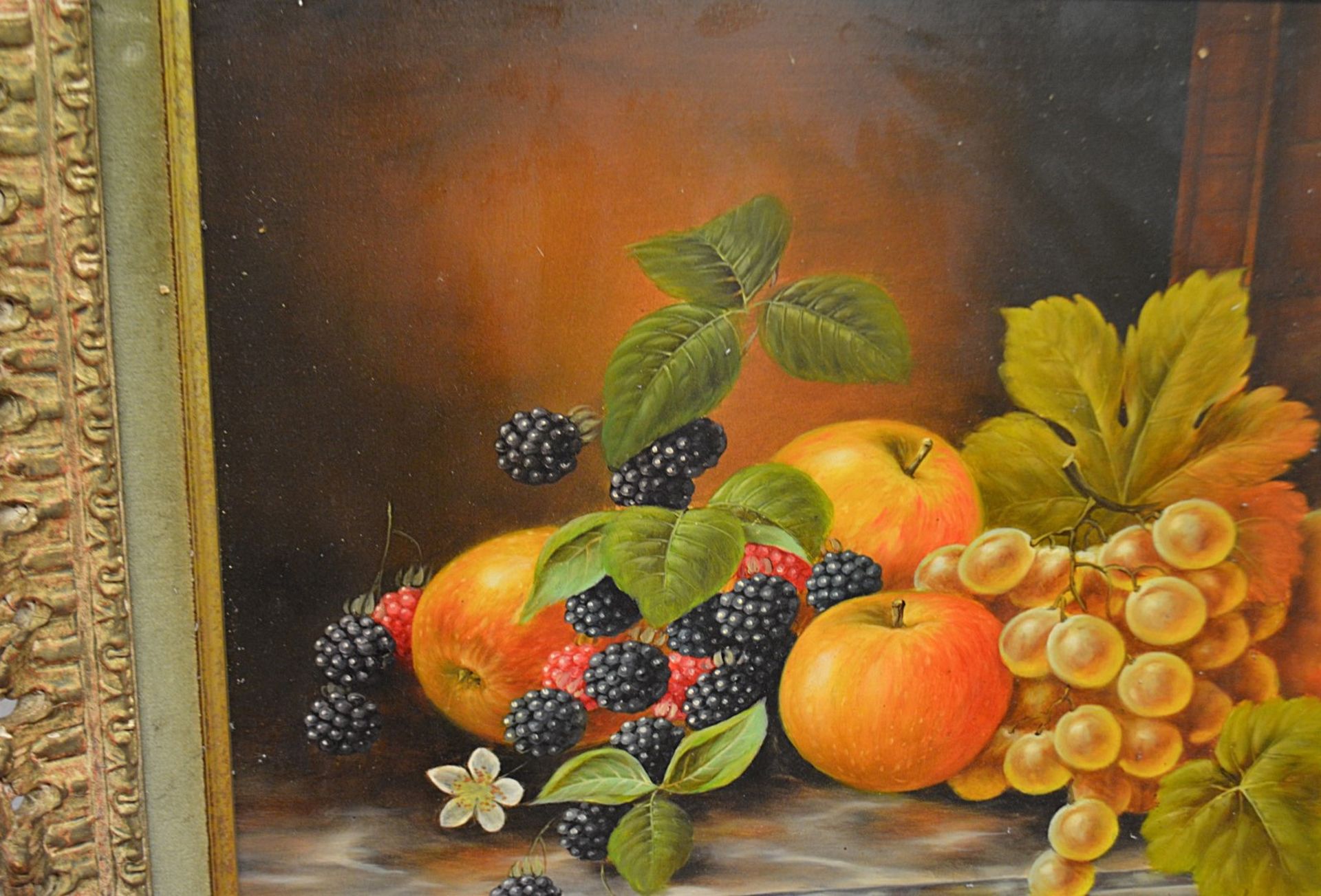 1 x Framed Picture Of Fruit - Dimensions: 52 x 42cm - Ref: MD164 / WH1 D-OFF - Pre-owned, From A - Image 2 of 5