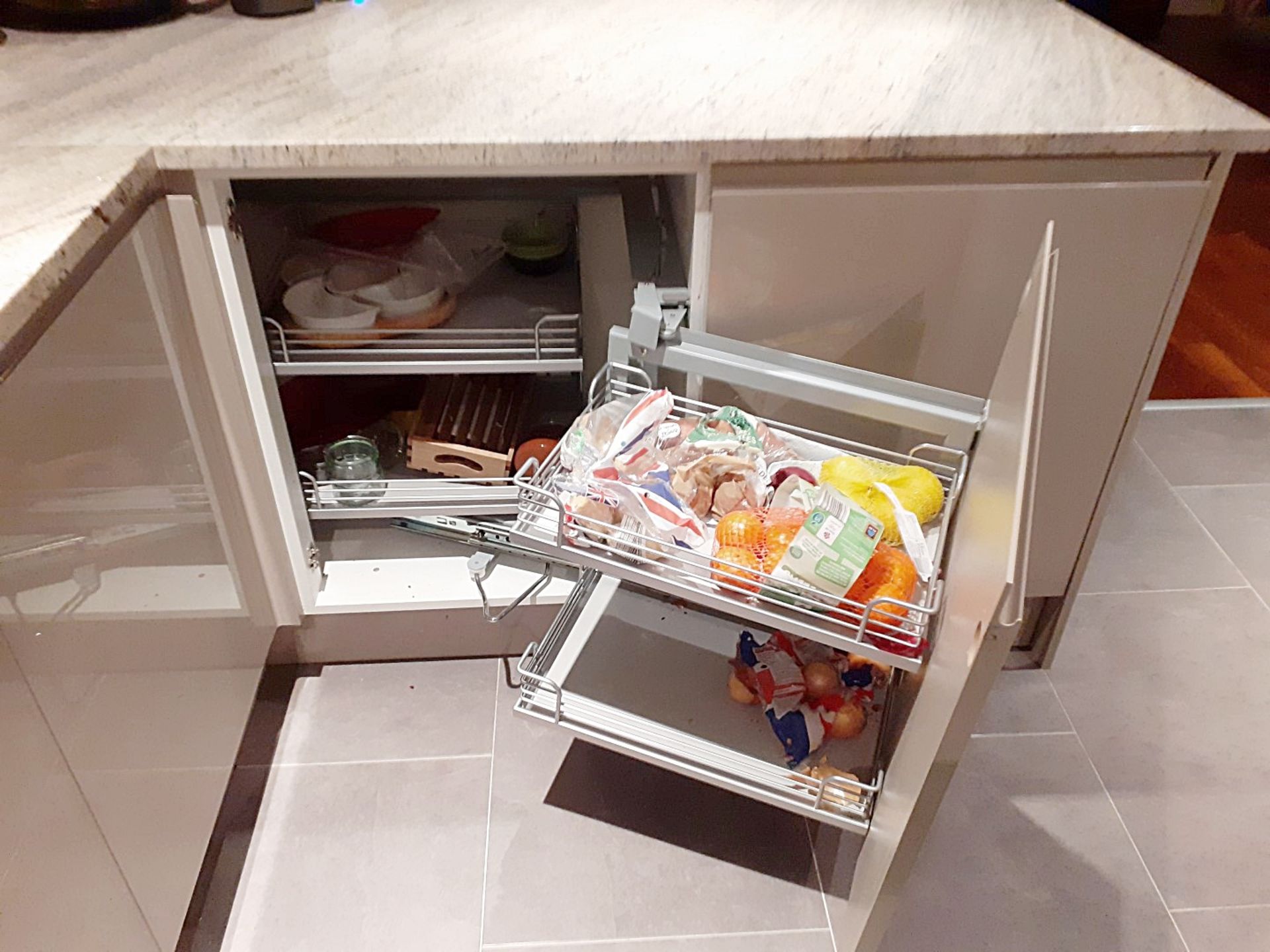 1 x Fitted Kitchen With A Sleek Handleless Design, Integrated Bosch Appliances + Granite Worktops - Image 31 of 69