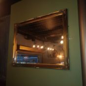 1 x Large Ornate Mirror in Gold - CL586 - Location: Stockport SK1 This item is to be removed from