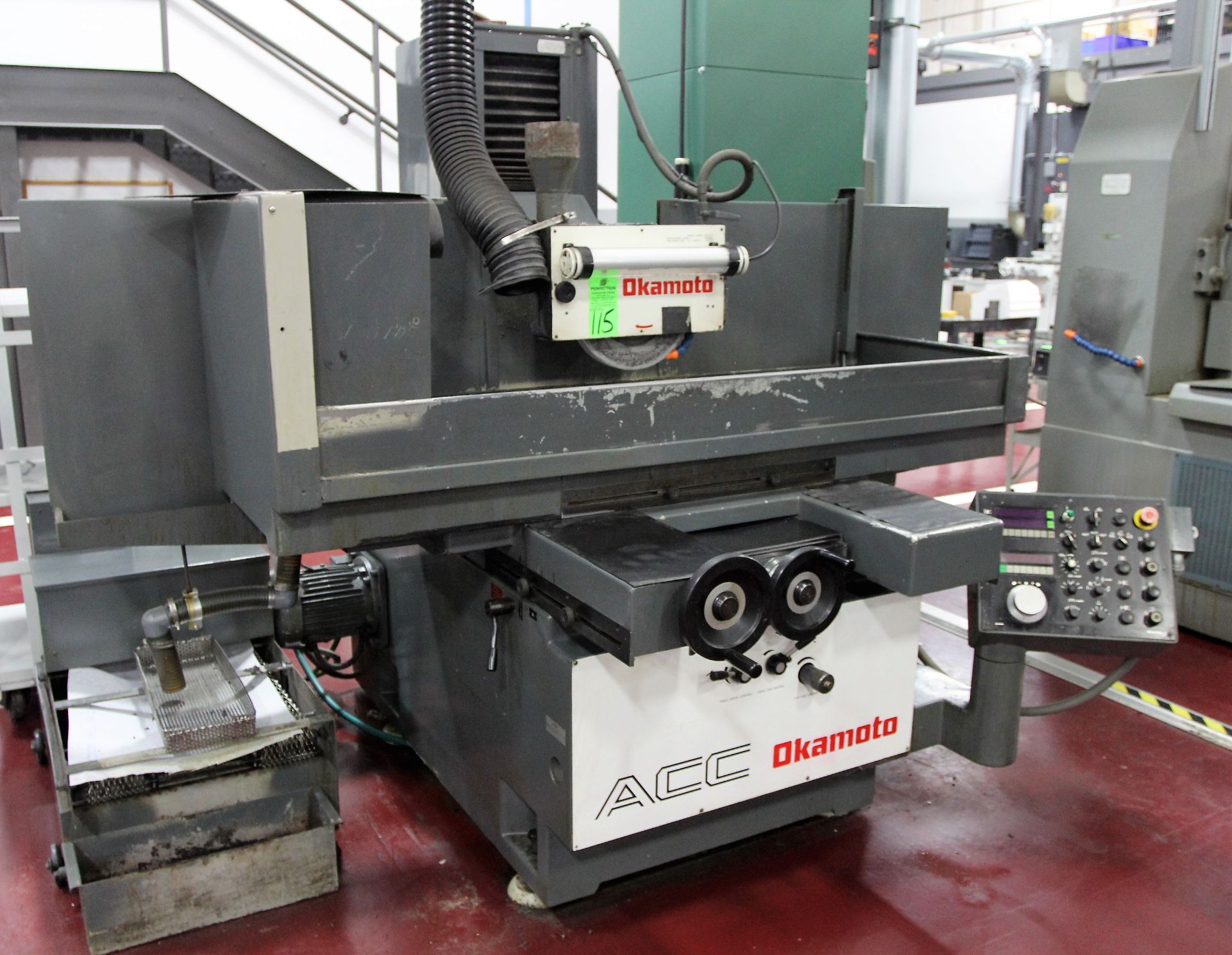 OKAMOTO ACC-20-24DX HYDRAULIC SURFACE GRINDER, s/n 67104, w/ 20”x24” Electro-Magnetic Chuck - Image 2 of 3