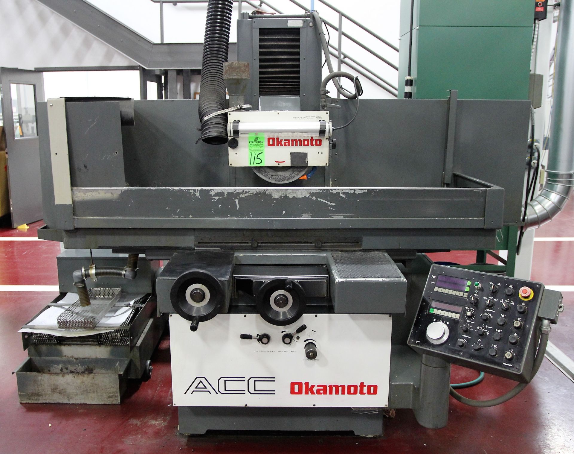 OKAMOTO ACC-20-24DX HYDRAULIC SURFACE GRINDER, s/n 67104, w/ 20”x24” Electro-Magnetic Chuck