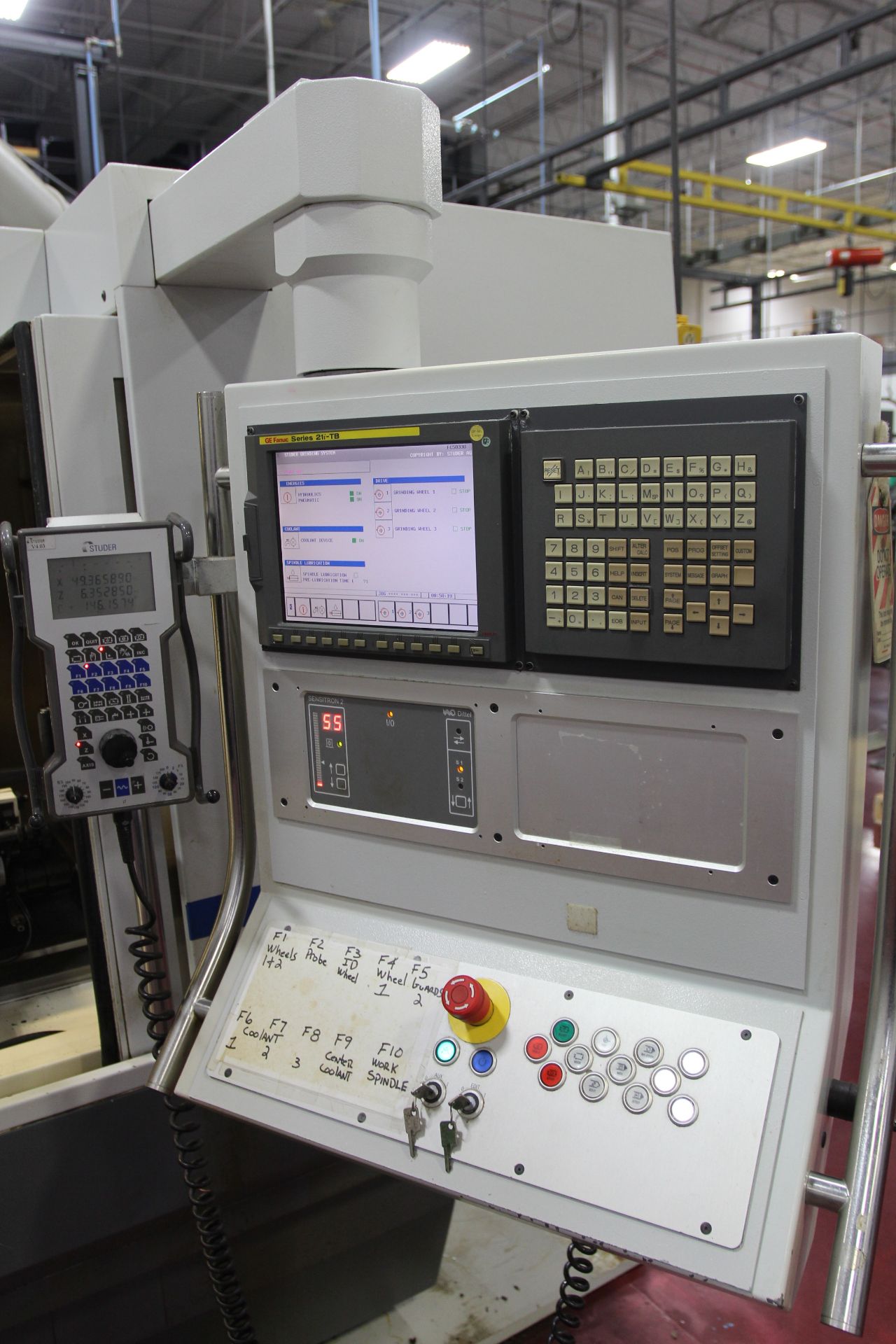 2007 STUDER S31 CNC UNIVERSAL GRINDER, s/n 112-030.0450, w/ GE FANUC Series 21i-TB Control, Max - Image 7 of 9