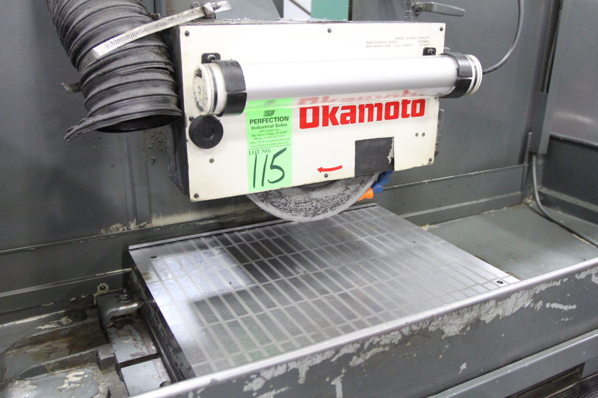 OKAMOTO ACC-20-24DX HYDRAULIC SURFACE GRINDER, s/n 67104, w/ 20”x24” Electro-Magnetic Chuck - Image 3 of 3