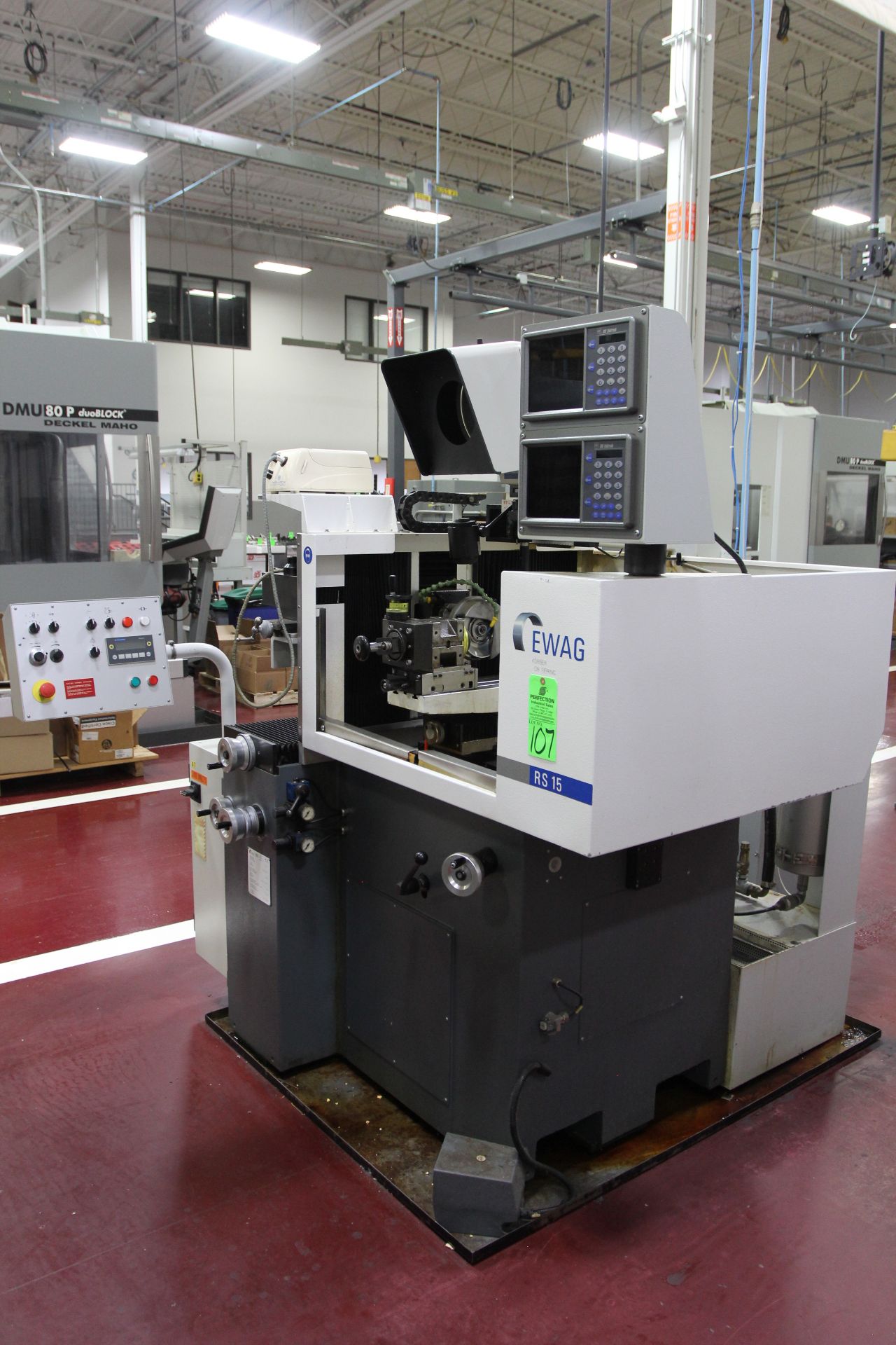 2006 EWAG RS15 UNIVERSAL 6 Axis PRECISION TOOL GRINDER, s/n 1150604.341, w/ (2) 3 Axis DRO’s,