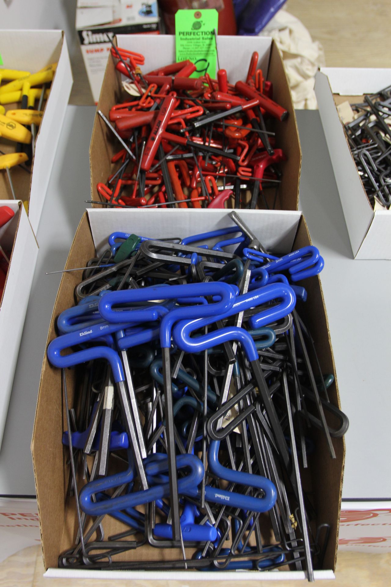 Lot of Metric and Standard T-Handle Hex Key Wrenches