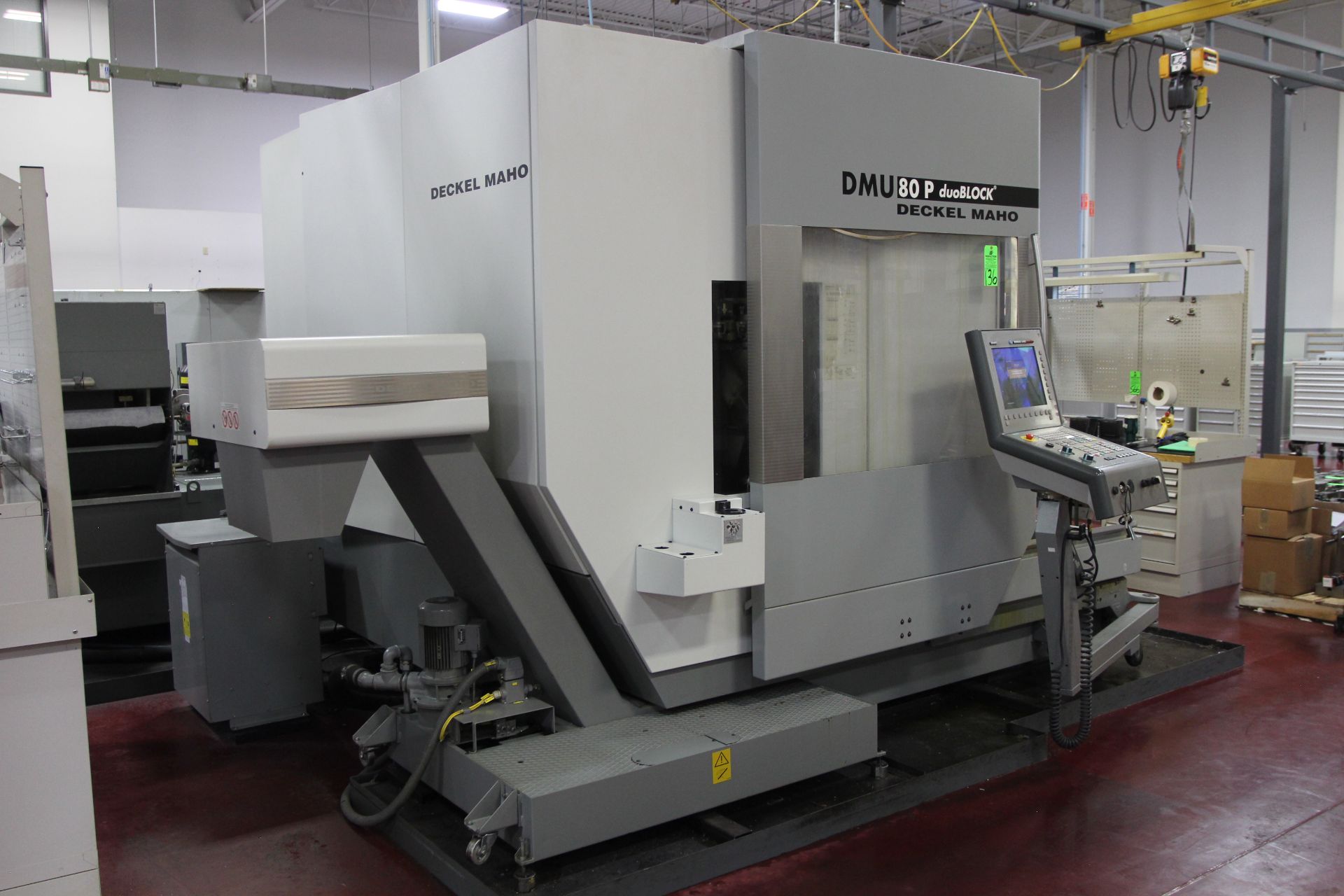 2007 DMG DECKEL MAHO DMU 80P duoBlock 5 AXIS UNIVERSAL MACHINING CENTER, s/n 1144-000246-3 - Image 5 of 7