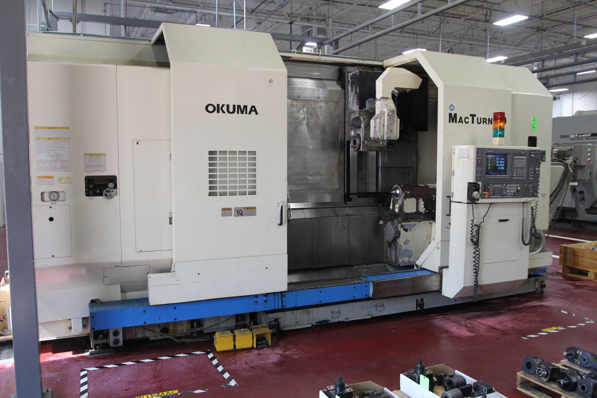 OKUMA MacTurn 50 4 Axis MILLING/TURNING CENTER, s/n 0018, w/ OSP7000L Control, Max Swing-24.02”, Max - Image 2 of 6