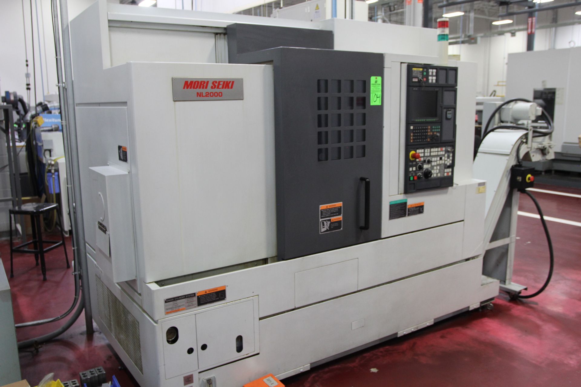 2005 MORI SEIKI NL2000Y/500 4 Axis TURNING CENTER, s/n NL201EI0801, w/ MSX-850 Control, Live - Image 7 of 7