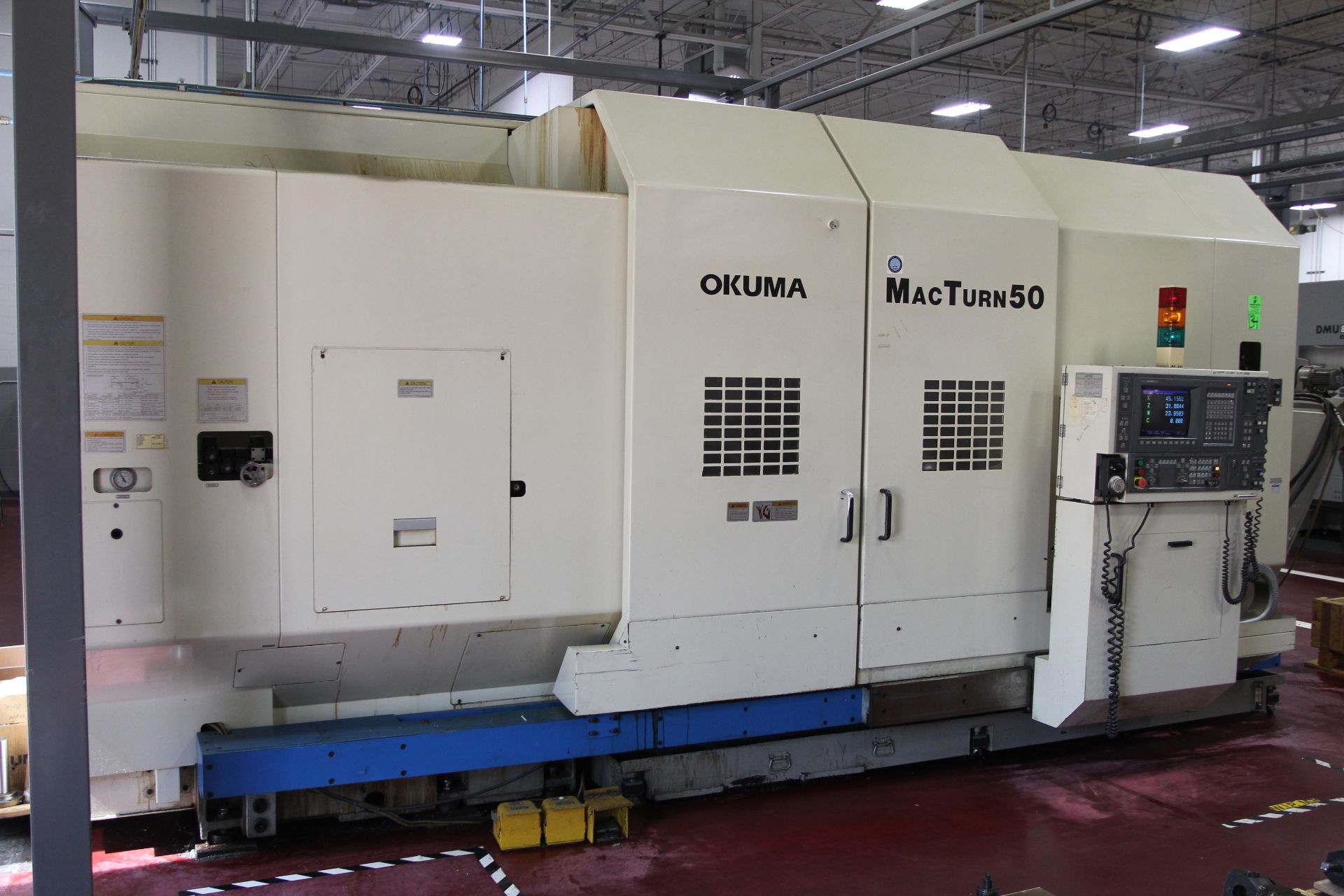 OKUMA MacTurn 50 4 Axis MILLING/TURNING CENTER, s/n 0018, w/ OSP7000L Control, Max Swing-24.02”, Max - Image 6 of 6