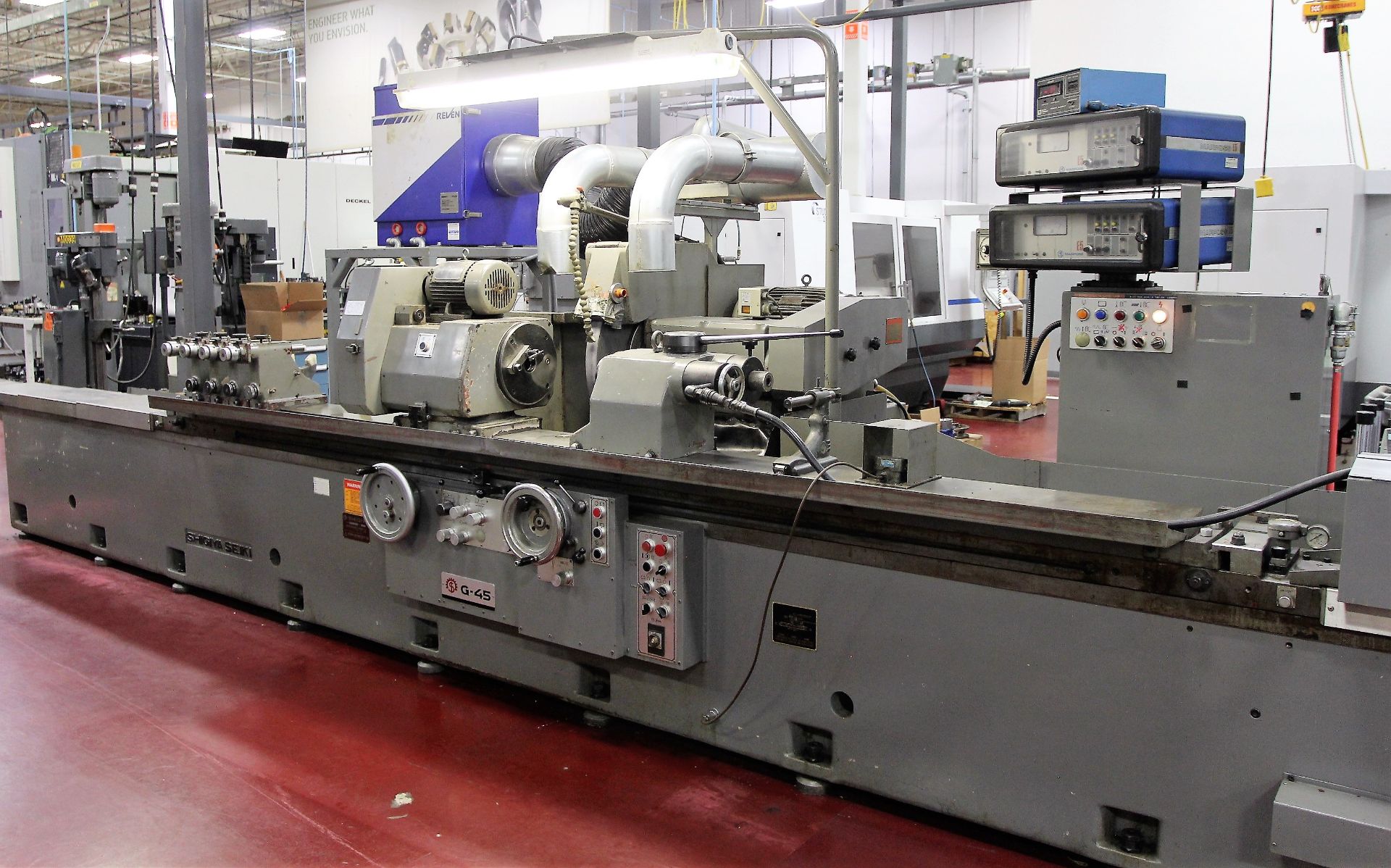 SHIGIYA GP-45-300 UNIVERSAL CYLINDRICAL GRINDER, s/n 40134, w/ MARPOSS Gauging Systems, Steady Rests - Image 2 of 6