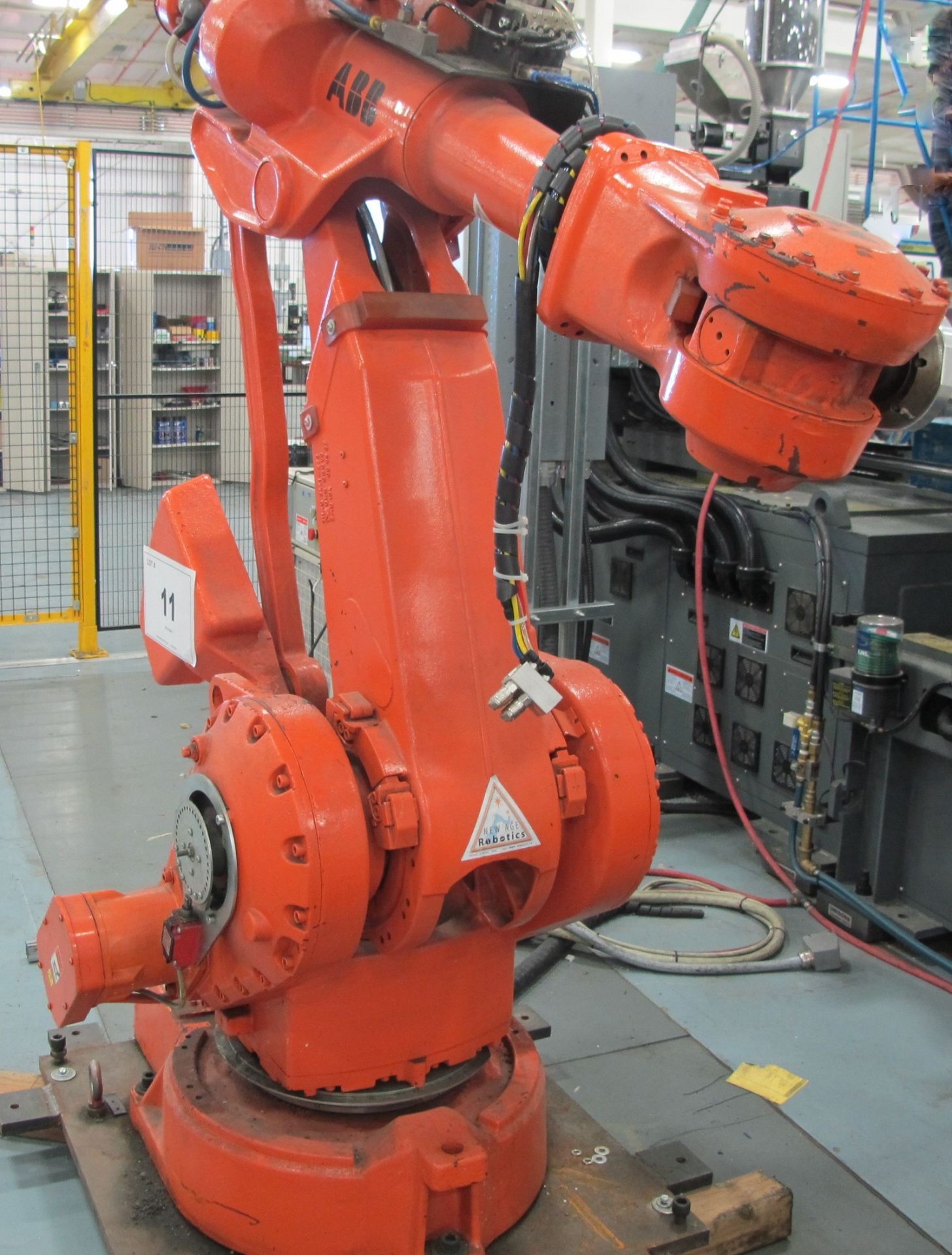 2002 ABB IRB4400 6 AXIS ROBOT, S/N 0716.12977120-012, W/CONTROL PANEL AND PENDANT CONTROL - Image 3 of 4
