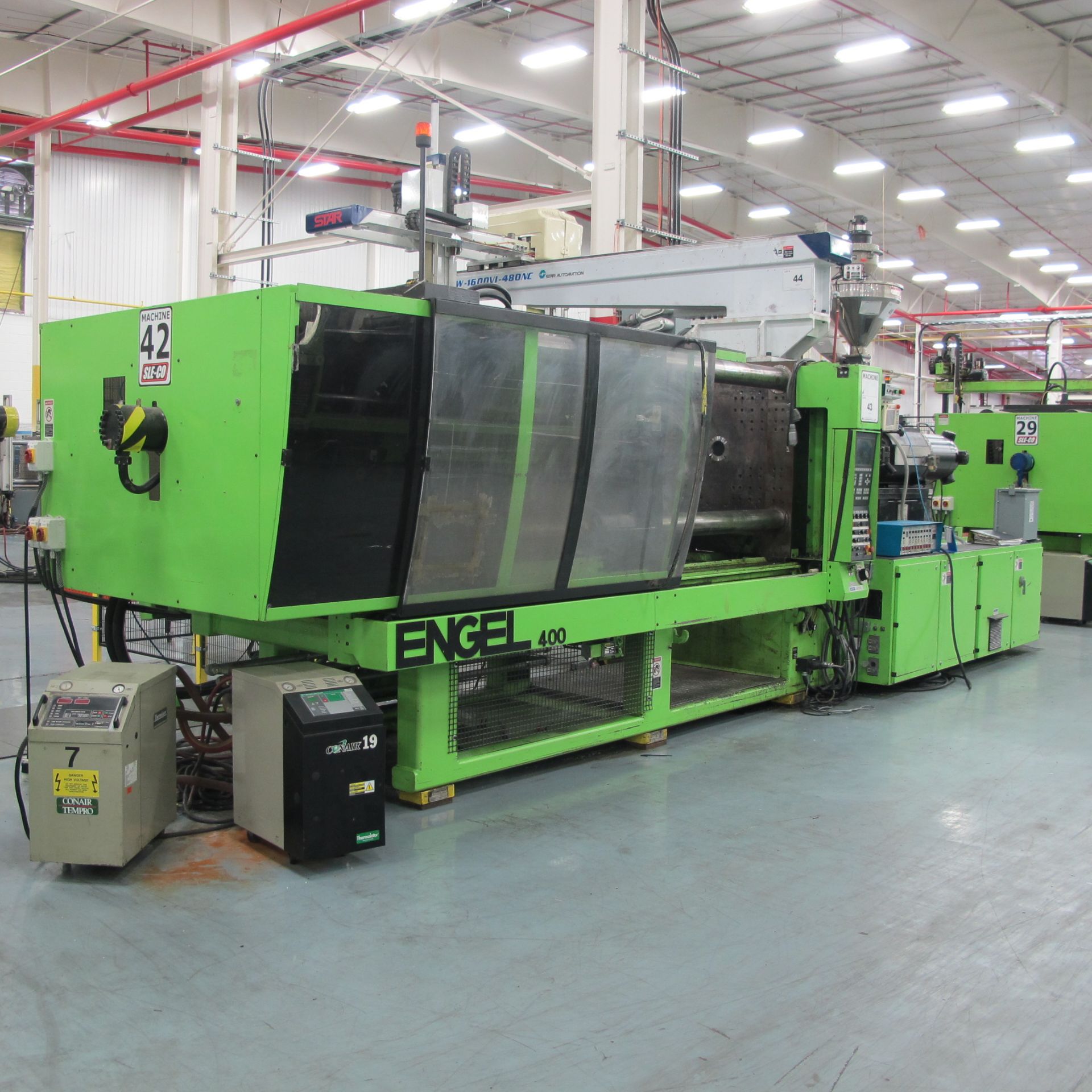 400 TON CAP 28.4 OZ SHOT SIZE ENGEL MODEL ES2000/400BH HORIZONTAL INJECTION MOLDING MACHINE, MFG - Image 2 of 8