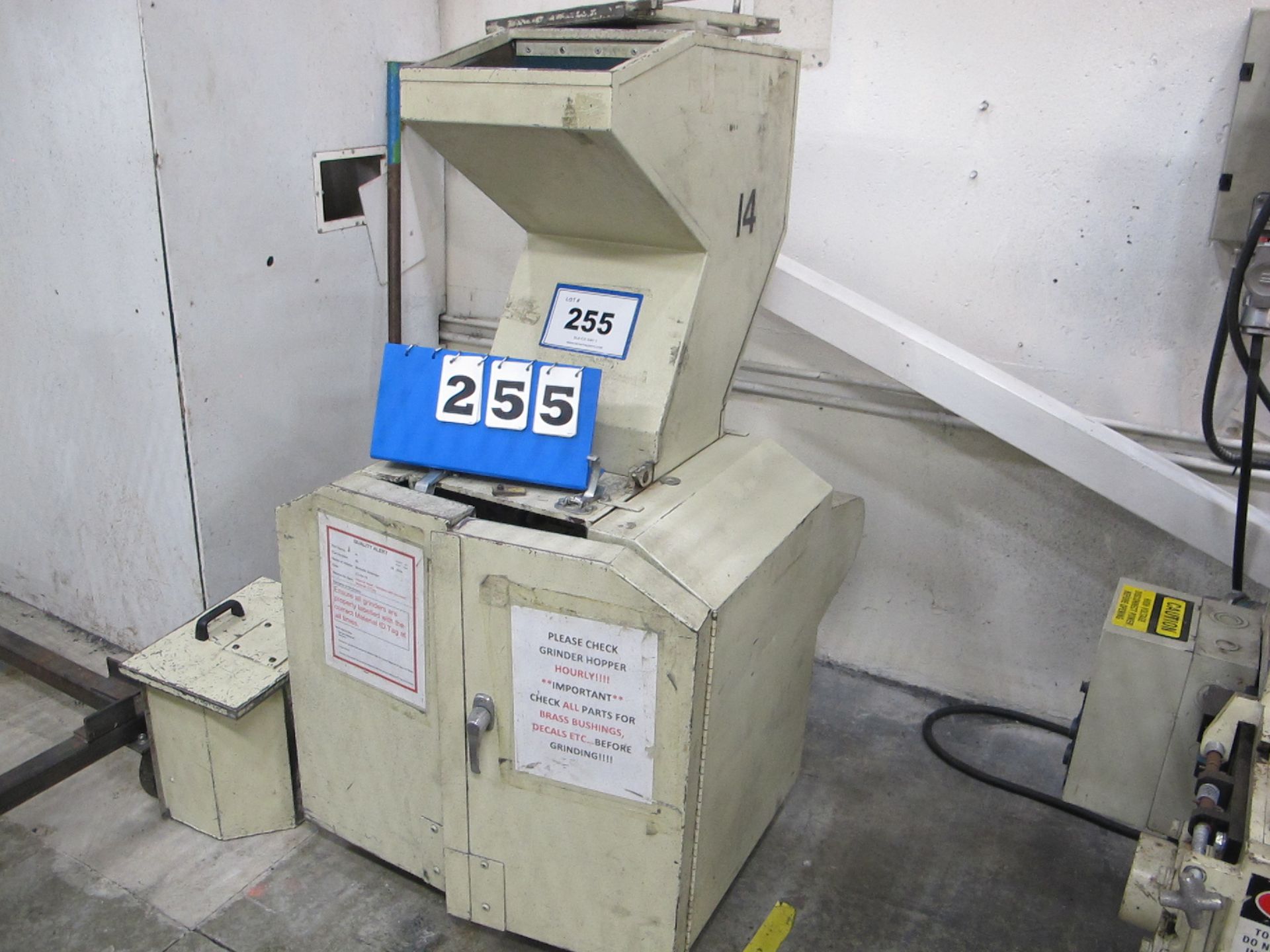 ROTOGRAN PH-1012 SP GRANULATOR, 10HP, 10"W X 12"T OPENING, 2 FIXED 3 ROTOR KNIVES, 600V, 3PH