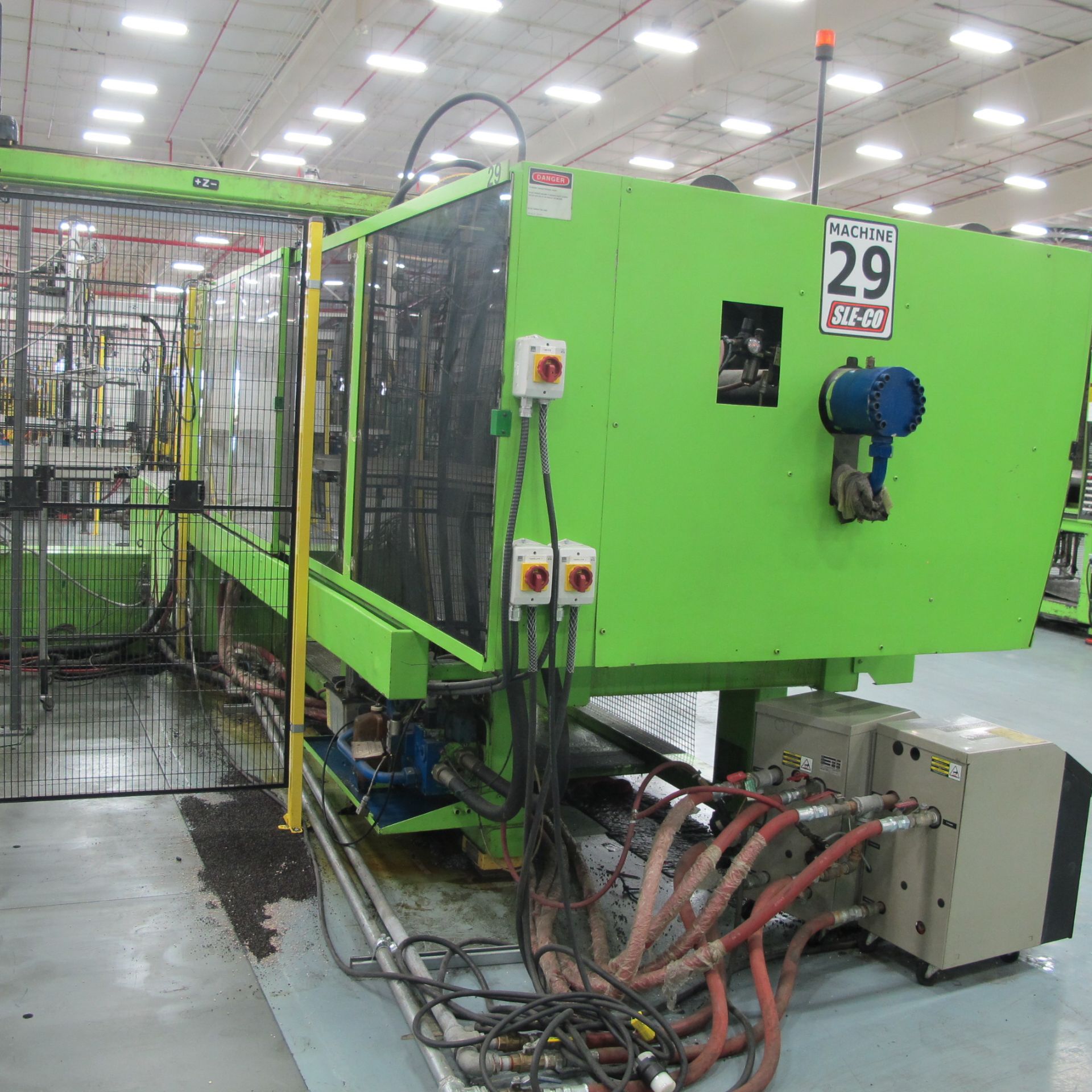 300 TON CAP 24.8 OZ SHOT SIZE ENGEL MODEL ES1300/300 HORIZONTAL INJECTION MOLDING MACHINE, MFG 1996, - Image 3 of 8