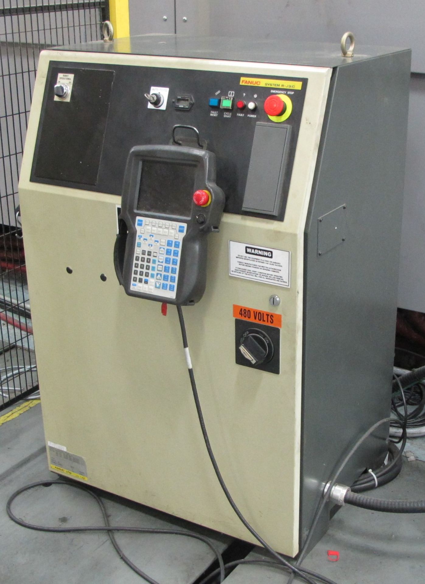 FANUC F-77801, 6 AXIS ROBOT R-2000i B/165F, S/N R06406769, W/FANUC SYSTEM R-J3iC CONTROL PANEL W/ - Image 4 of 6