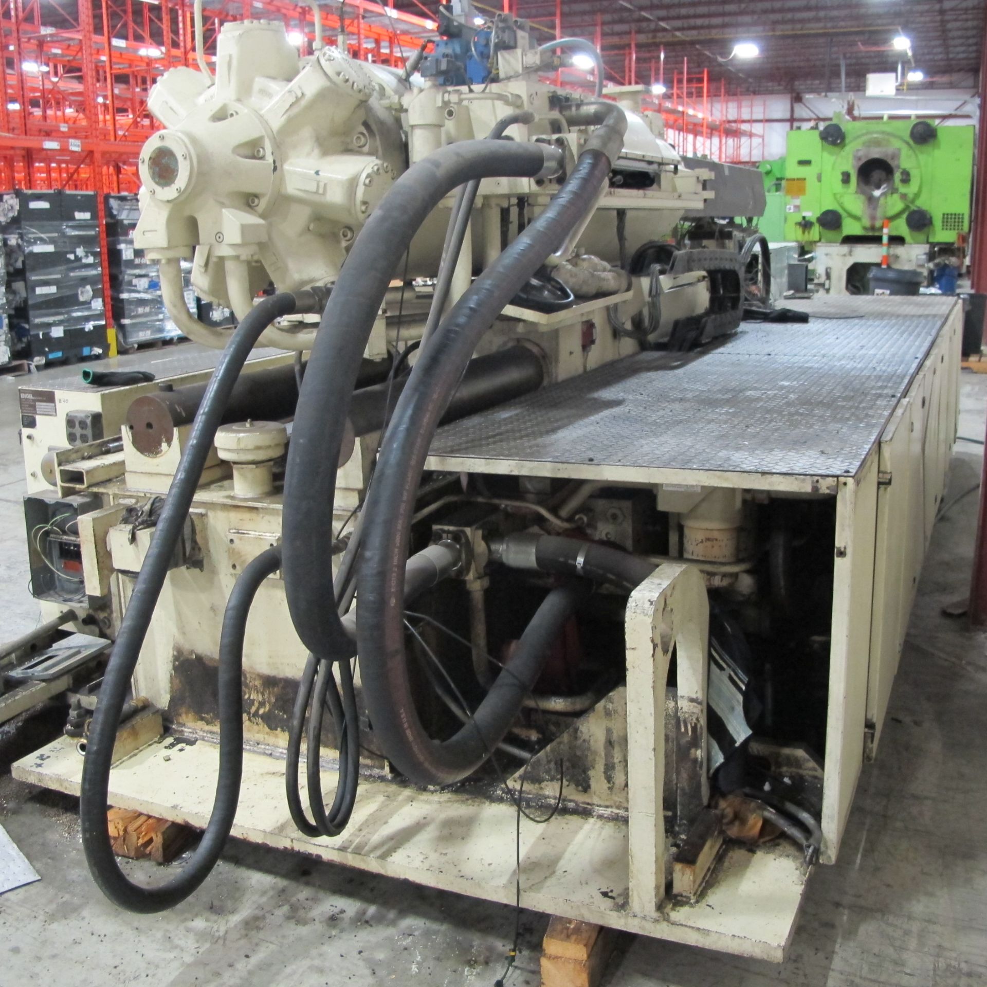 1000 TON CAP 205 OZ SHOT SIZE ENGEL MODEL ES10000/1000AH HORIZONTAL INJECTION MOLDING MACHINE, MFG - Image 3 of 12