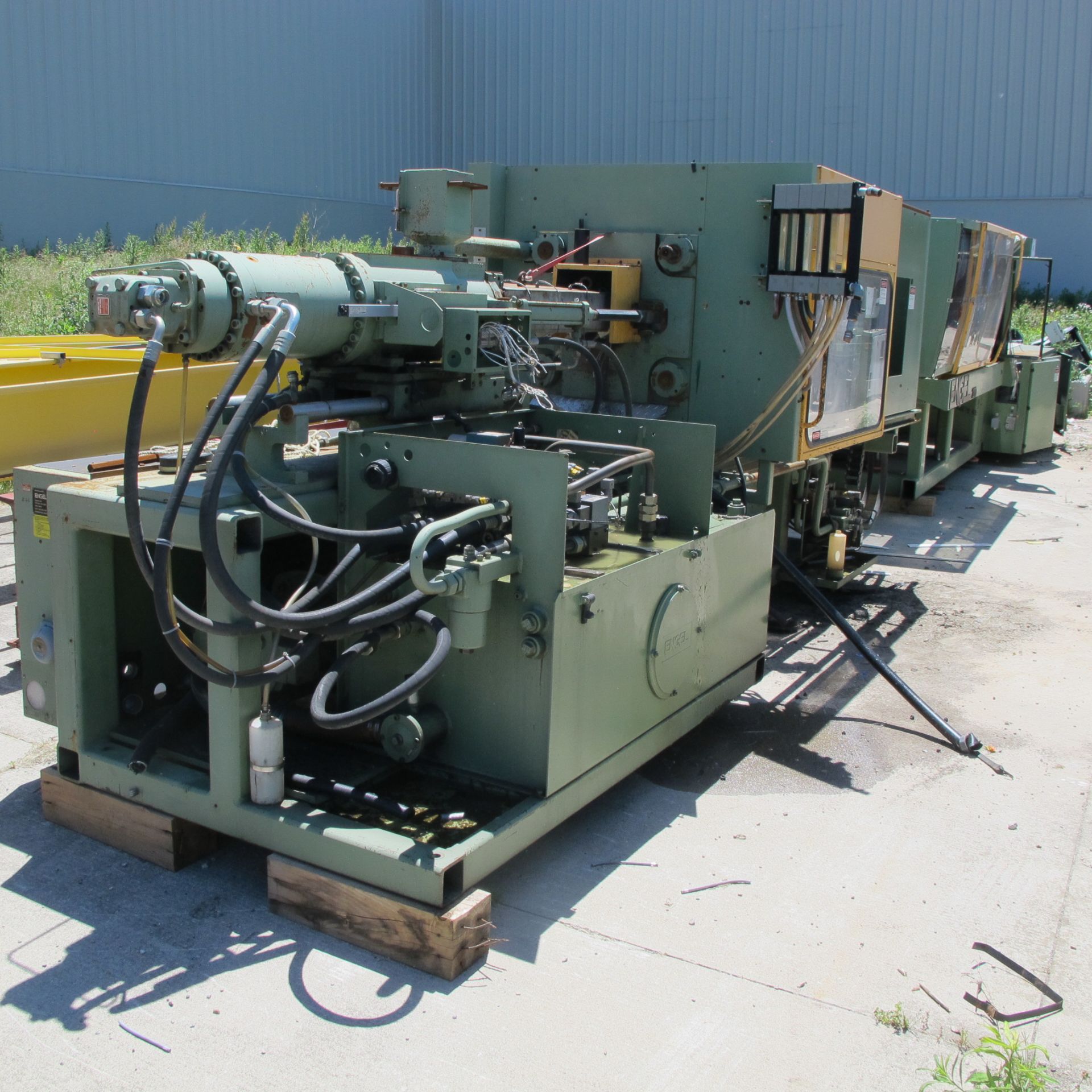 150 TON CAP ENGEL MODEL ES600/150 HORIZONTAL INJECTION MOLDING MACHINE, MFG 1996, S/N 7821-150-96 AS - Image 5 of 8