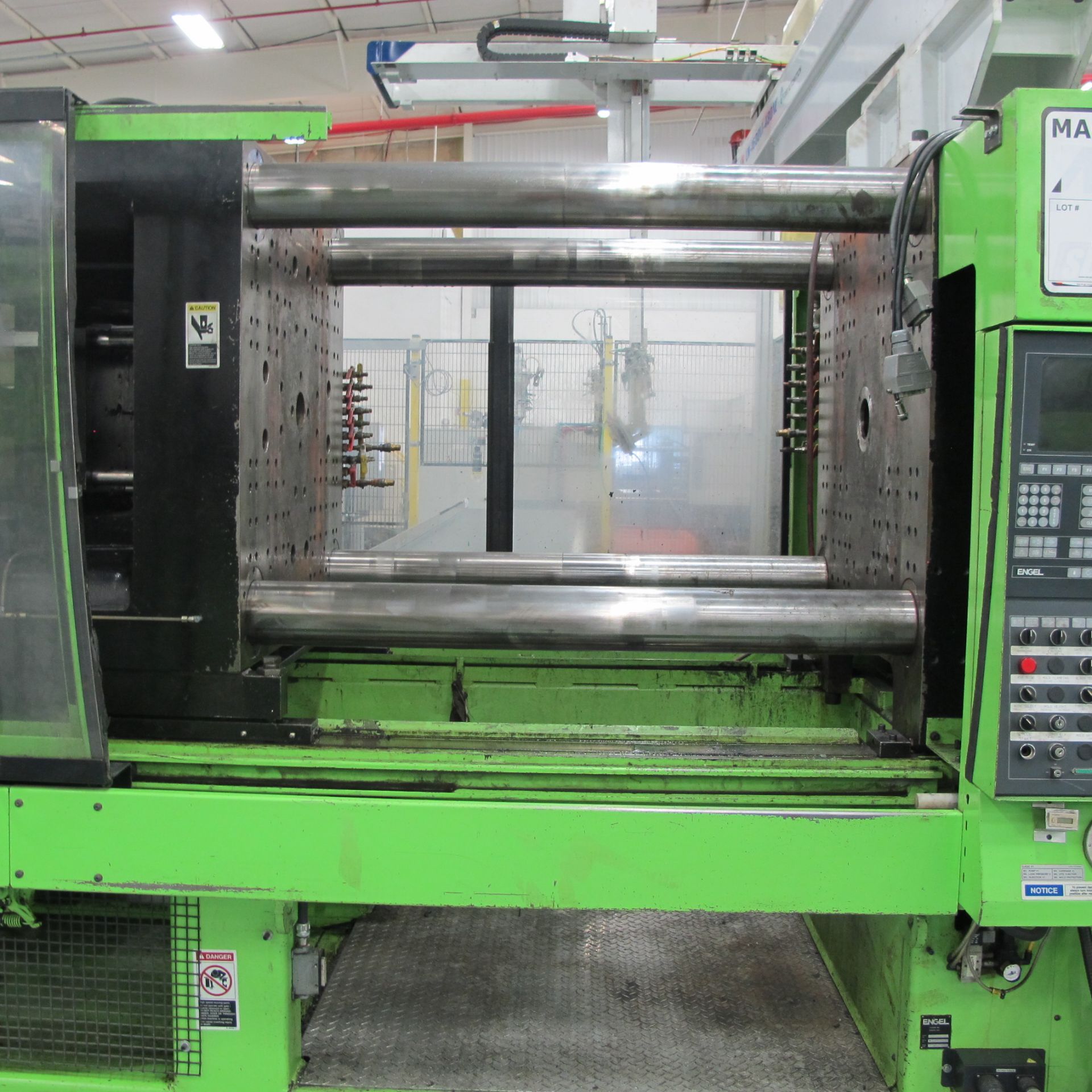 400 TON CAP 28.4 OZ SHOT SIZE ENGEL MODEL ES2000/400BH HORIZONTAL INJECTION MOLDING MACHINE, MFG - Image 7 of 8