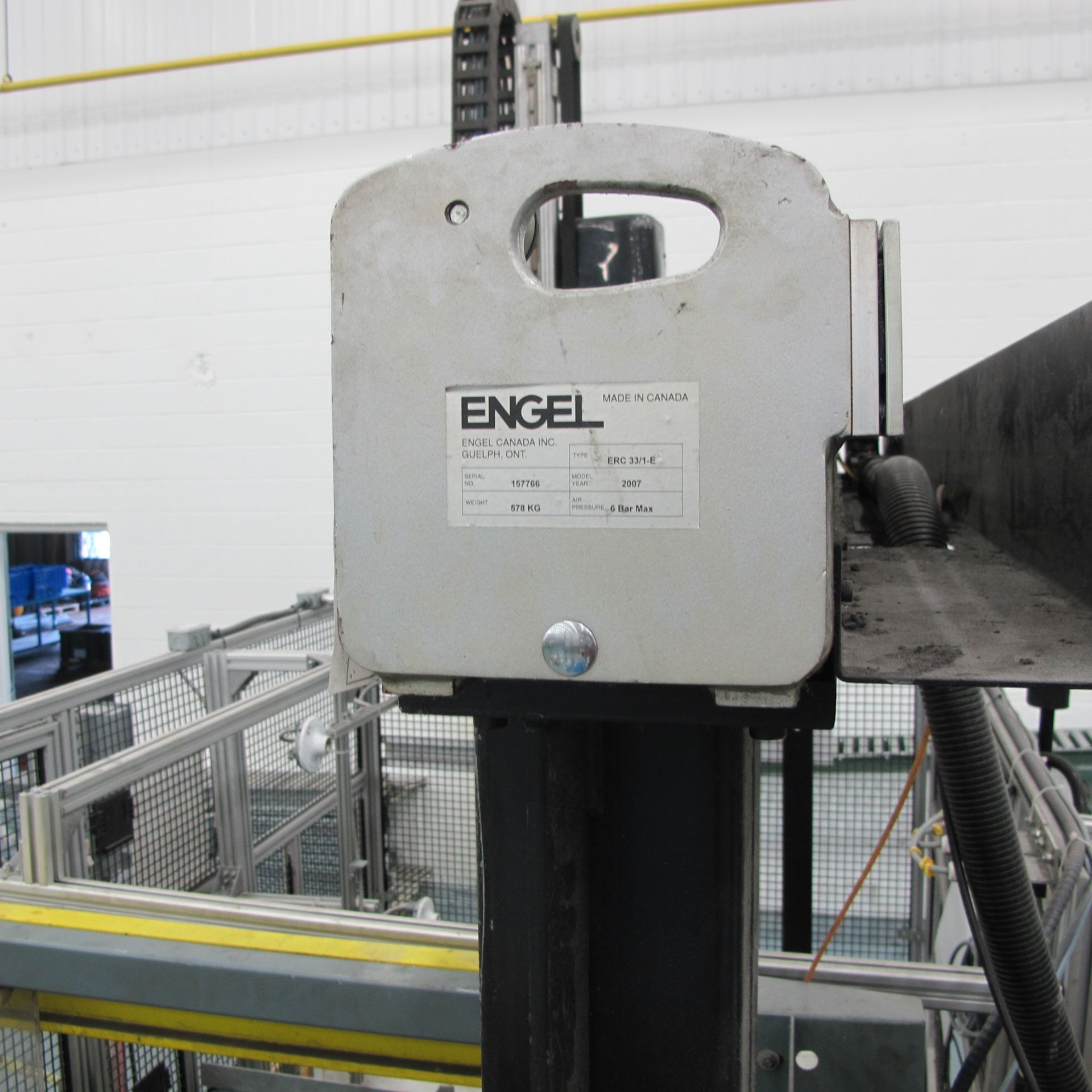 2007 ENGEL ERC 33-1-3 3 AXIS SERVO ROBOT, S/N 157766 W/PENDANT CONTROL - Image 2 of 5