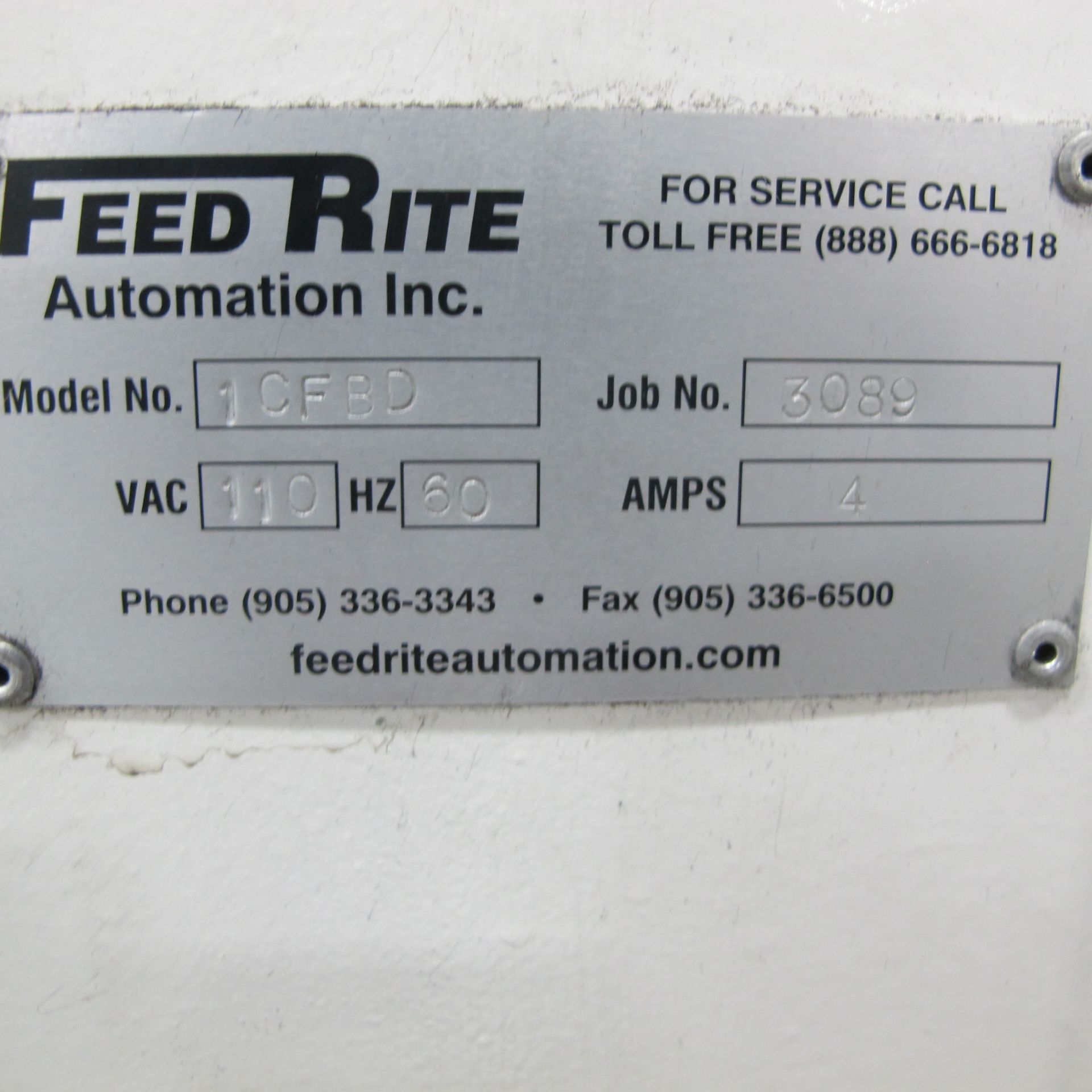 ADAPTO 318A-A PARTS FEEDER SYSTEM INCL FEED RIT AUTOMATION HOPPER, BOWL, INLINE AND CONVEYOR - Image 2 of 9