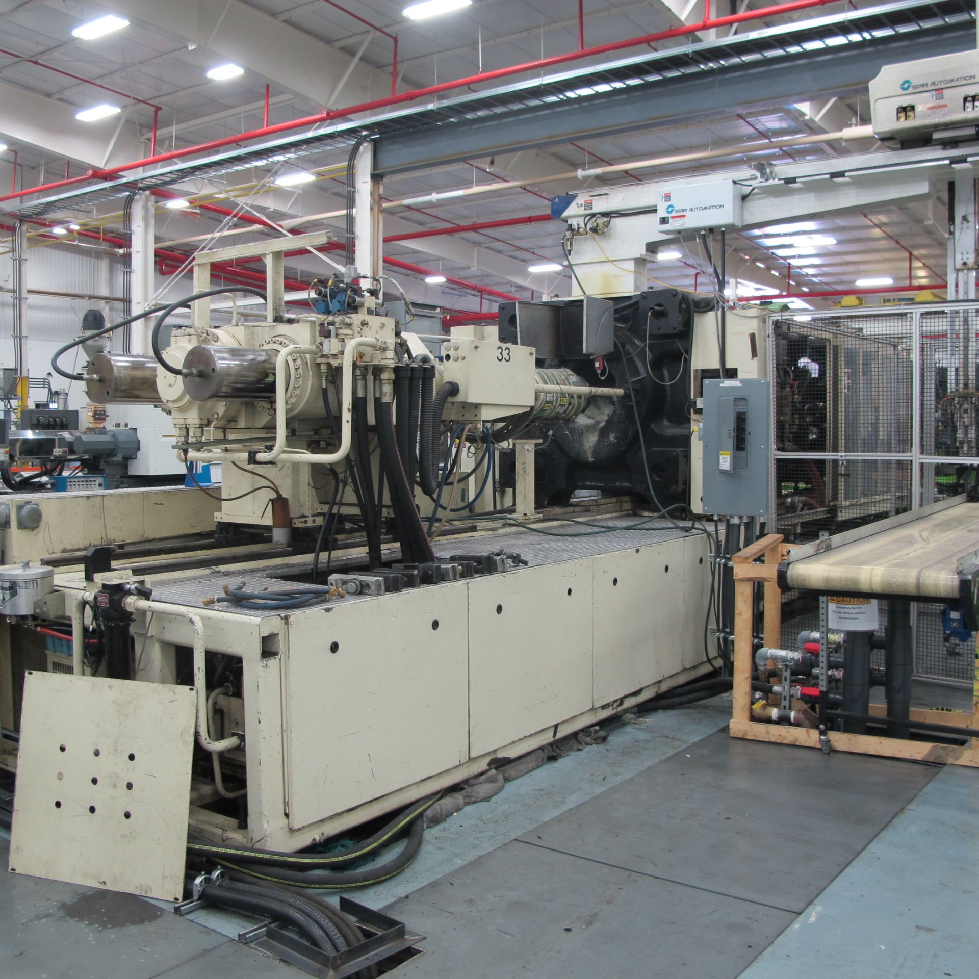 750 TON CAP 132 OZ SHOT SIZE ENGEL MODEL ES7000/750AH HORIZONTAL INJECTION MOLDING MACHINE, MFG - Image 5 of 10