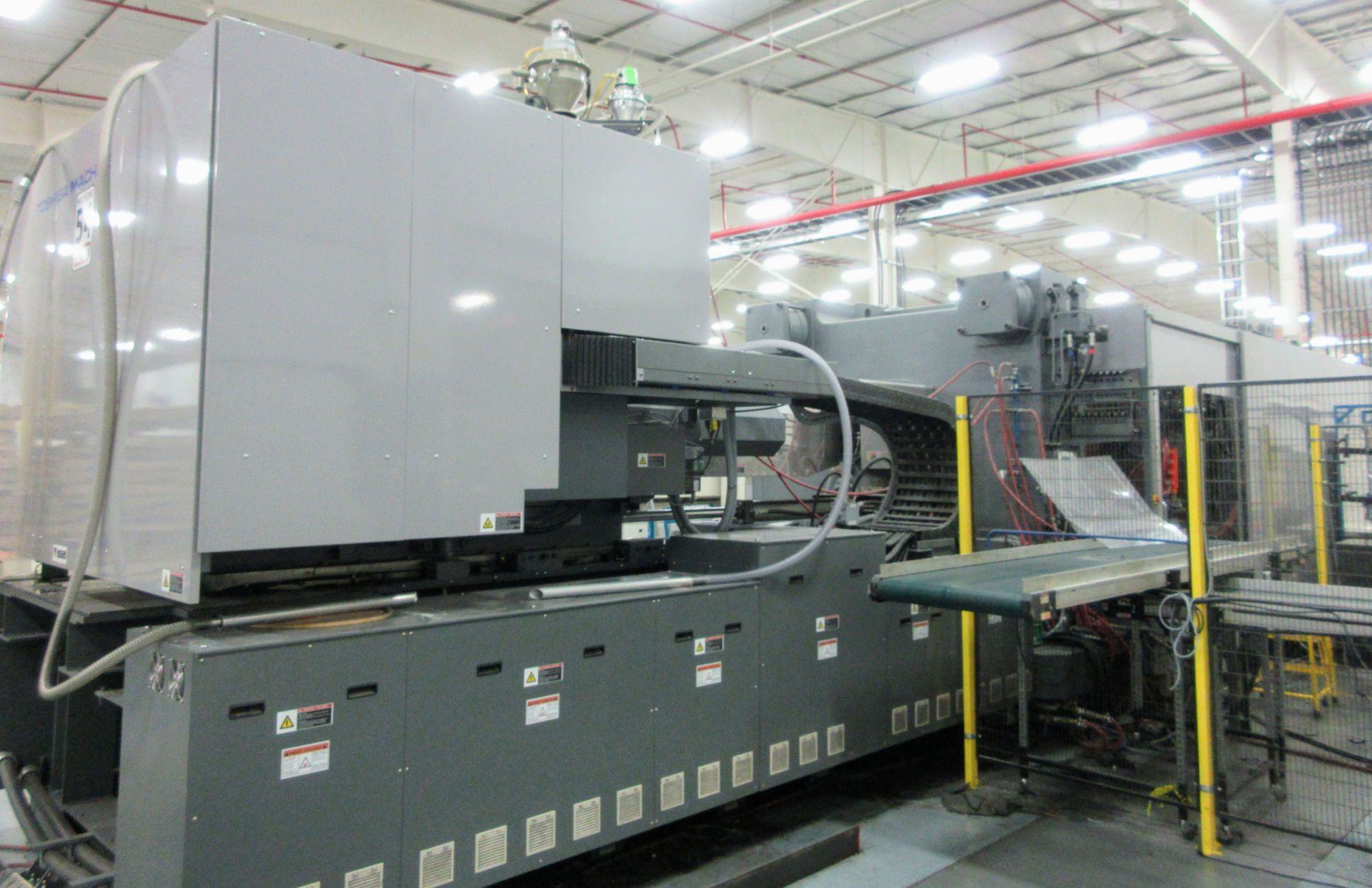 1980 TON 273 OZ TOSHIBA ALL ELECTRIC MODEL EC1950SXV50-155A HORIZONTAL INJECTION MOLDING MACHINE MFG - Image 30 of 35