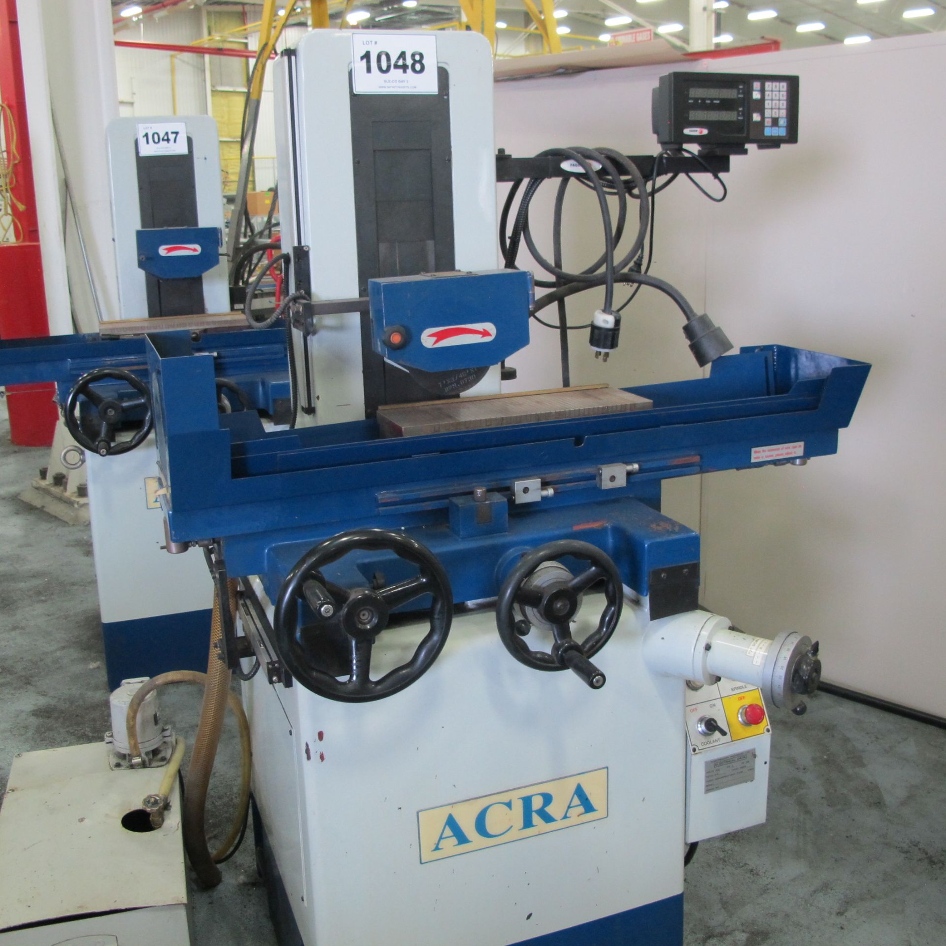 2002 ACRA APSG-618B SURFACE GRINDER WITH FAGOR DRO S/N: 123, 6" X 18" MAGNETIC CHUCK - Image 2 of 4