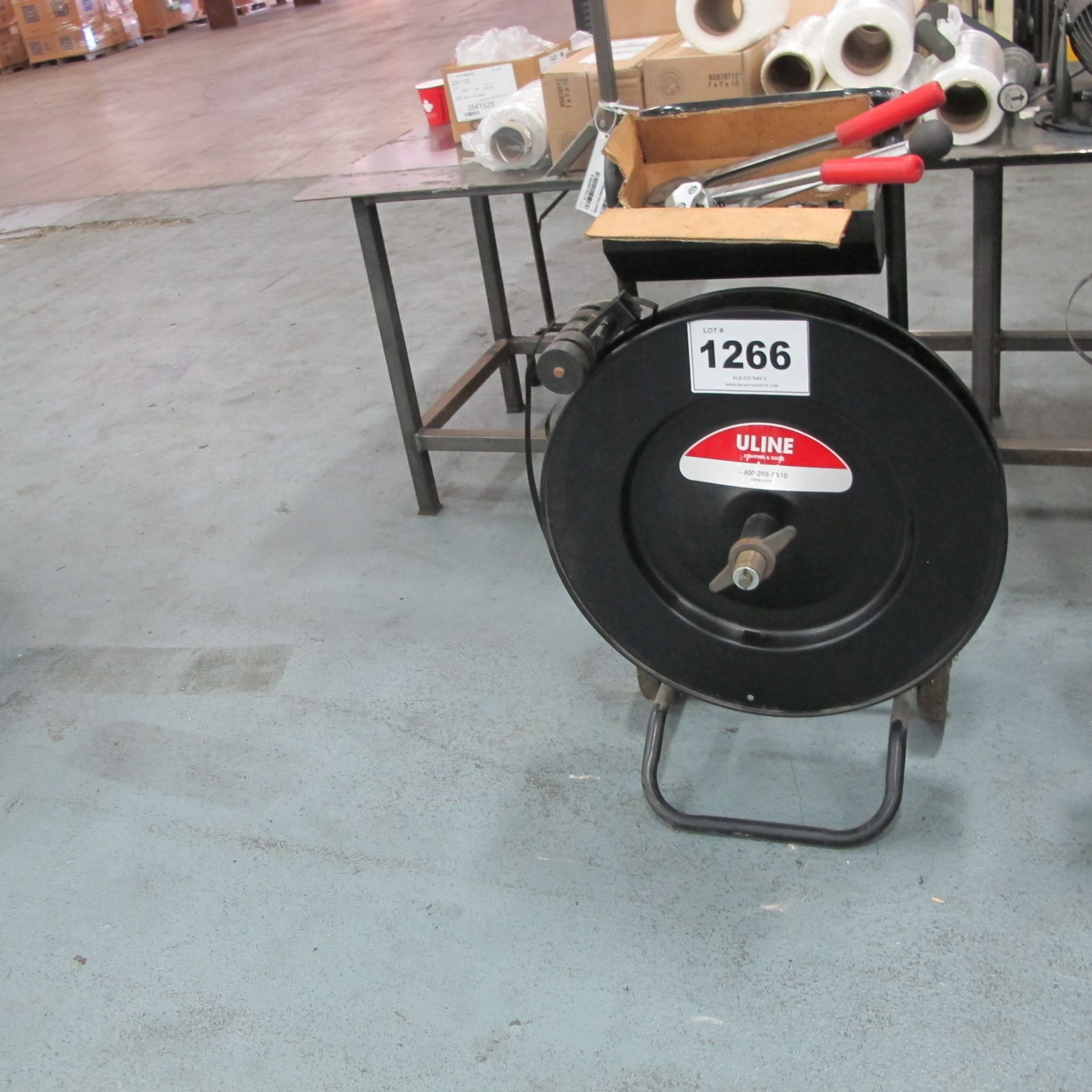 U-LINE STRAPPING CART WITH TOOLS (METAL STRAPPING)