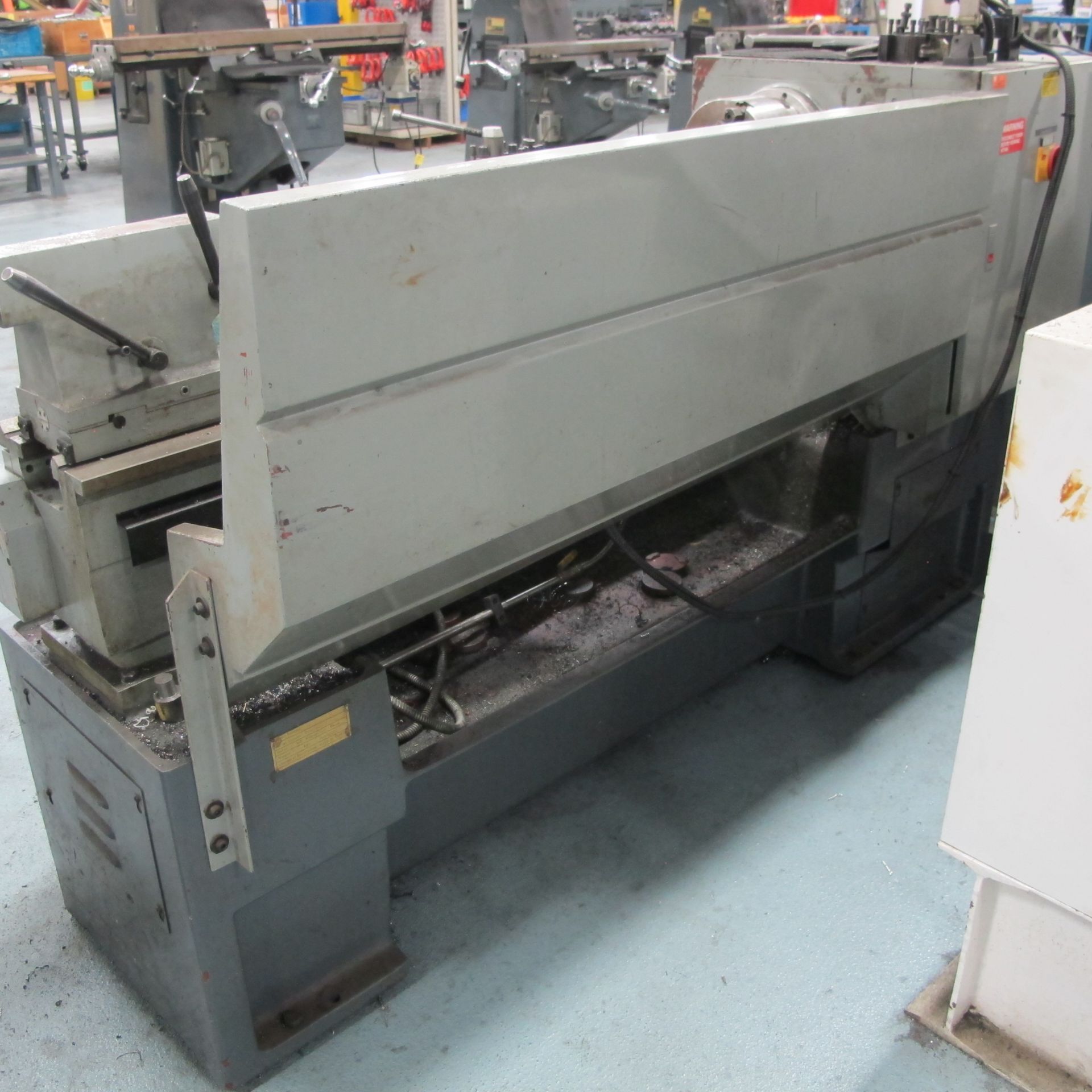 2003 MORTON FEL-1640HG ENGINE LATHE, FAGOR DRO, 3 JAW CHUCK, TAILSTOCK, TOOL POST S/N: 1640208641 - Image 7 of 8