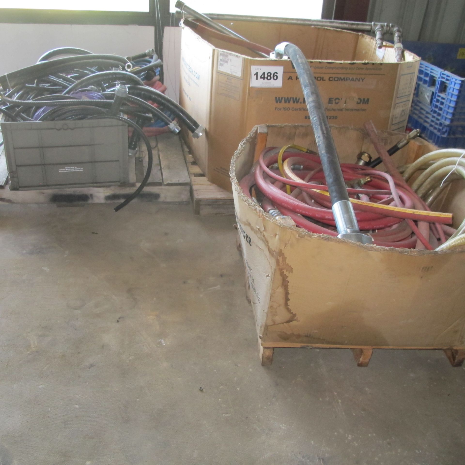 (3) PALLETS OF HOSES