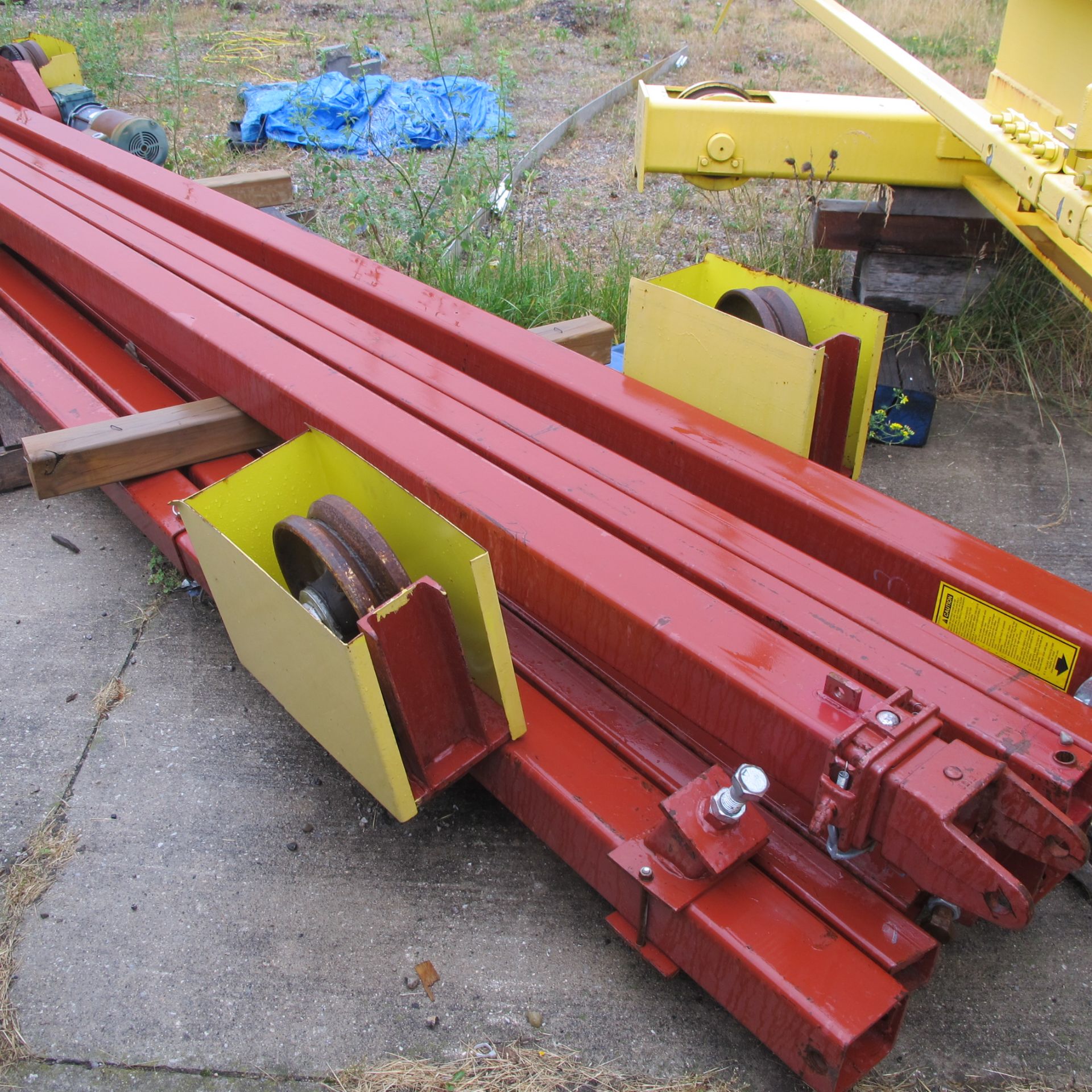 WALLACE CRANE, 10 TON CAP., WITH TROLLEY (No Hoist, Not installed) - Image 4 of 6