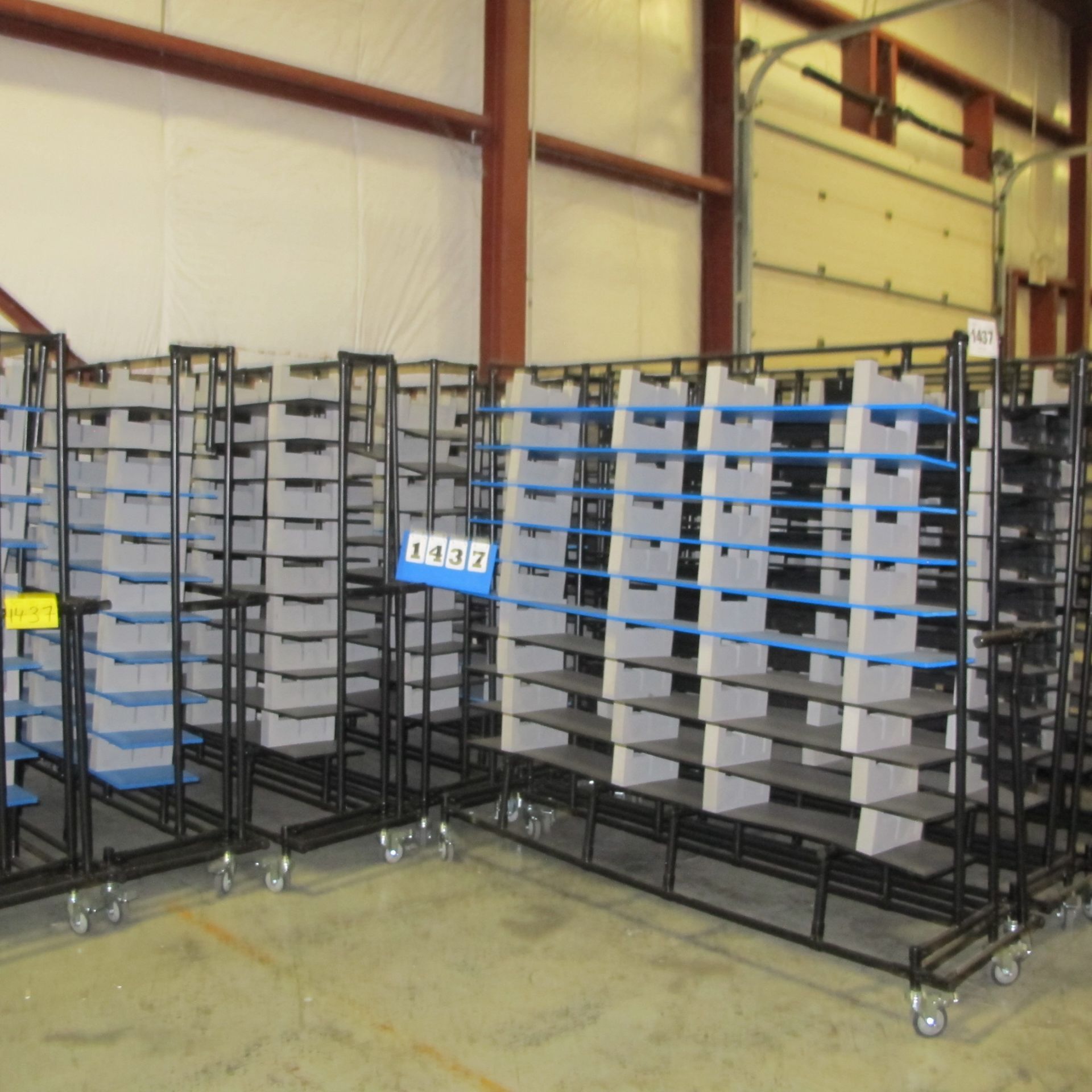 LOT OF (15) PRODUCT DELIVERY CARTS