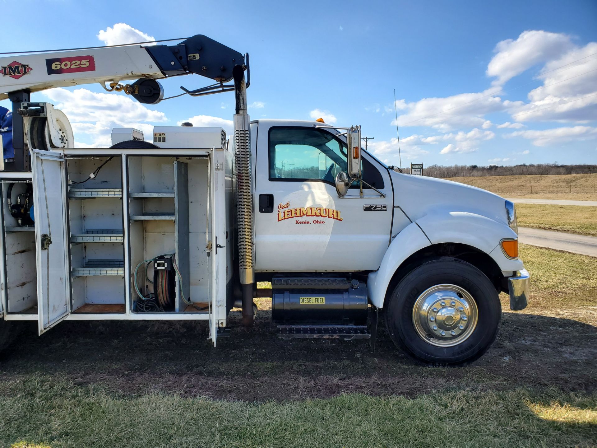 2007 Ford F750 Mechanic's Crane Truck, Cat C7 ACERT Diesel, Auto, 13 ft. IMF Dominator Body - Image 5 of 33