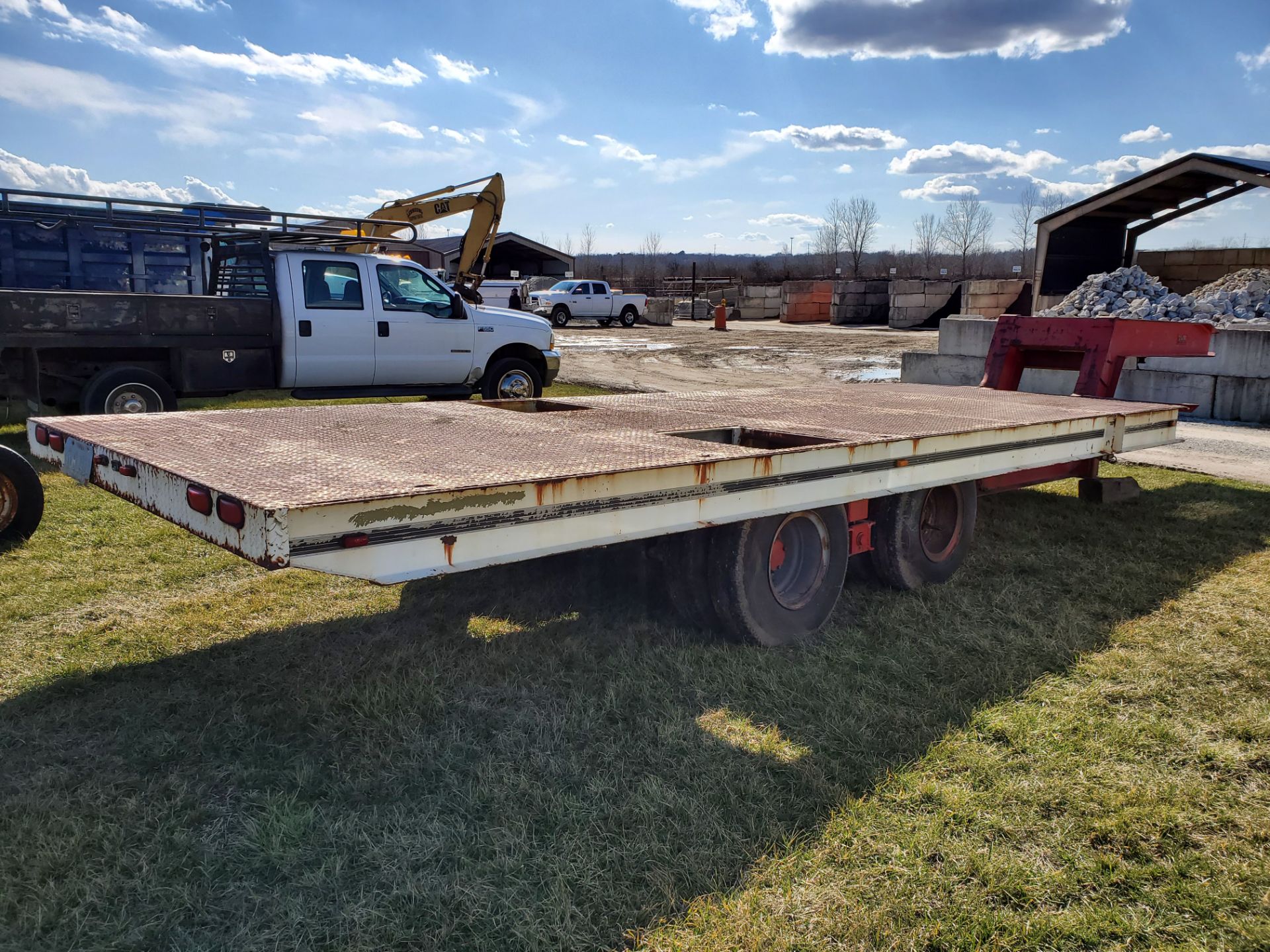 Miller Tilt Top Trailer Model OTG, s/n 8816, 22 ft. Long x 8 ft. Wide, Tandem Axle w/ Dual Wheels - Image 5 of 7