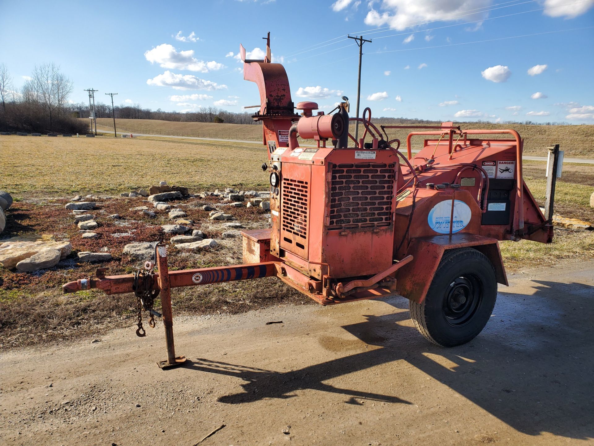 Morbark Model 2070 Twister Chipper, New Belts and Knives, Kubota Diesel - Image 5 of 6