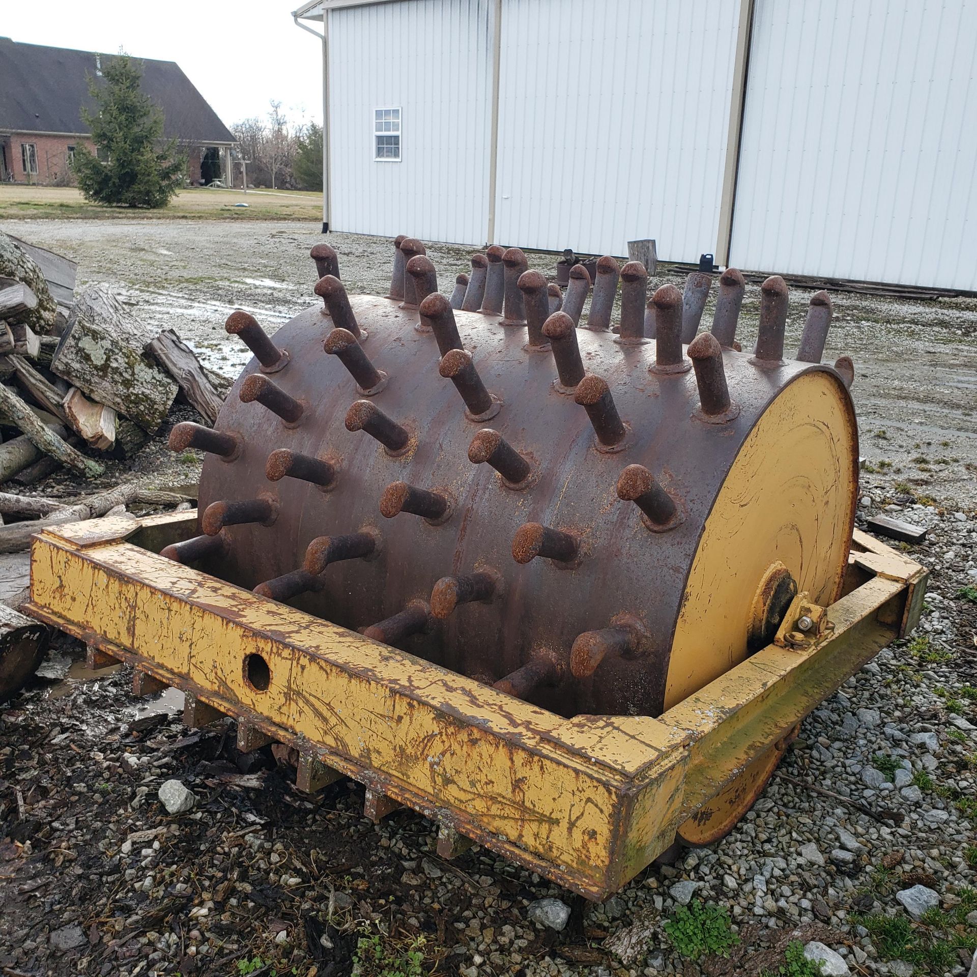 48-inch Pull Behind Sheepsfoot Roller, 40 in Diameter - Image 4 of 4