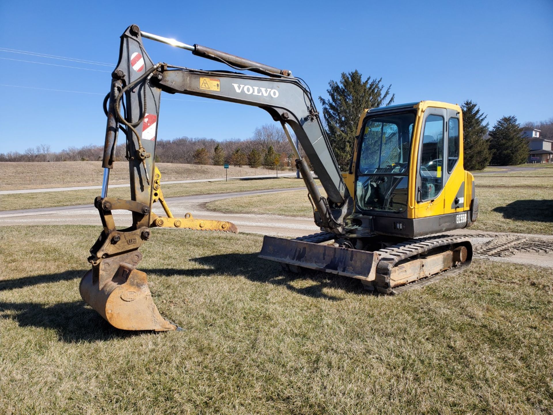 2005 Volvo EC55B Midi Excavator w/Thumb and Aux. Hydraulics New Tracks, 6,746 Hours, s/n EC55BY33192 - Image 4 of 24