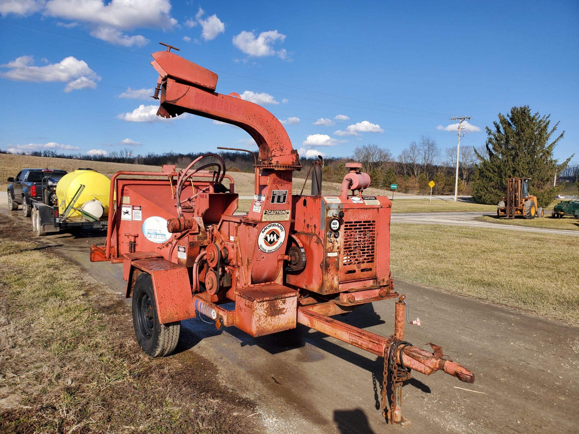 Morbark Model 2070 Twister Chipper, New Belts and Knives, Kubota Diesel - Image 4 of 6