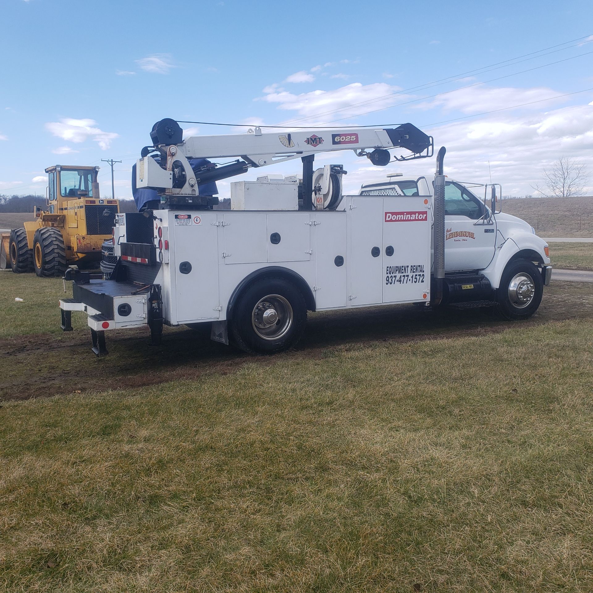 2007 Ford F750 Mechanic's Crane Truck, Cat C7 ACERT Diesel, Auto, 13 ft. IMF Dominator Body - Image 7 of 33