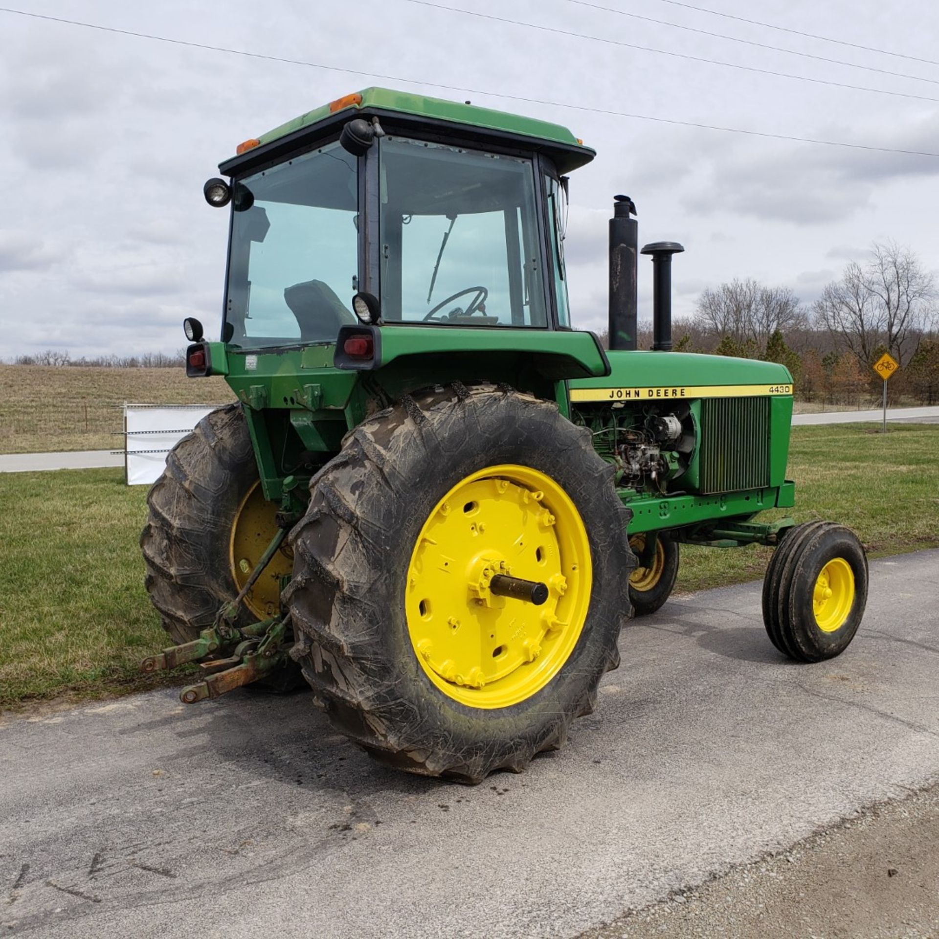 John Deere Model 4430 H Tractor w/ Enclosed Cab, 7520 Hours, s/n 030228R - Image 2 of 12