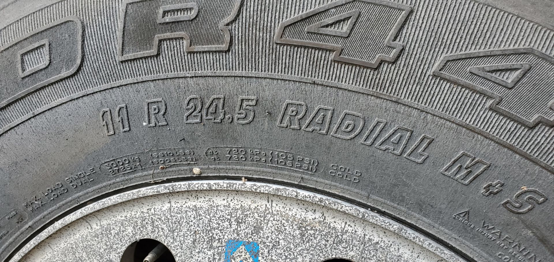 (6) Budd Rims w/ 11R 24.5 Tires - Image 2 of 7