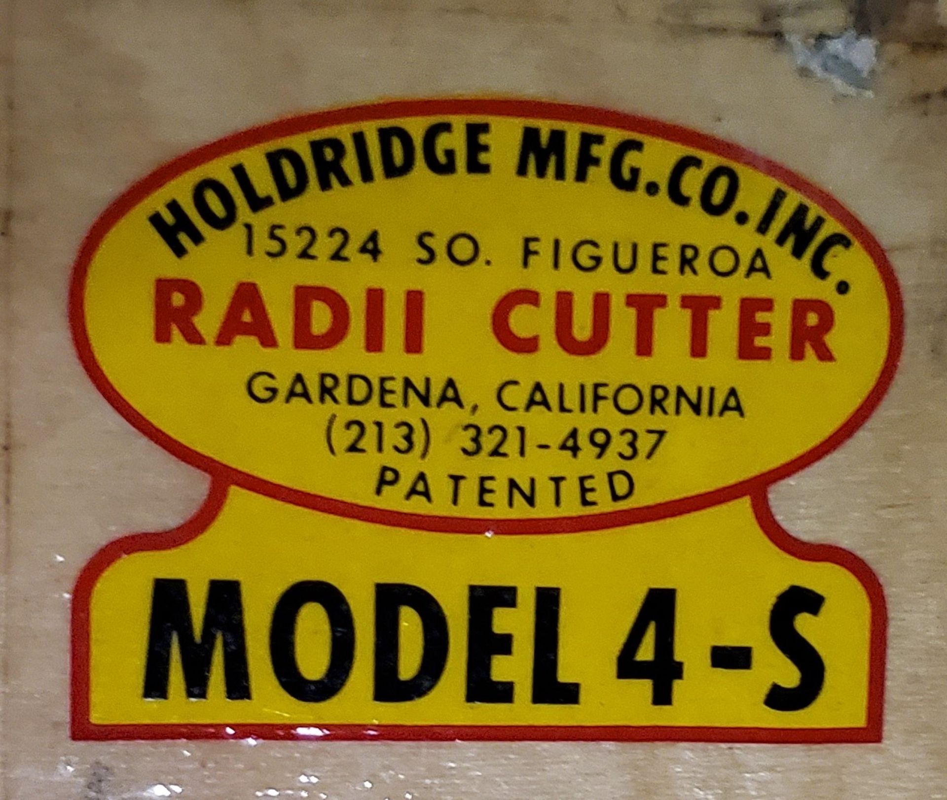 Radii Cutter Model 4S - Image 2 of 2