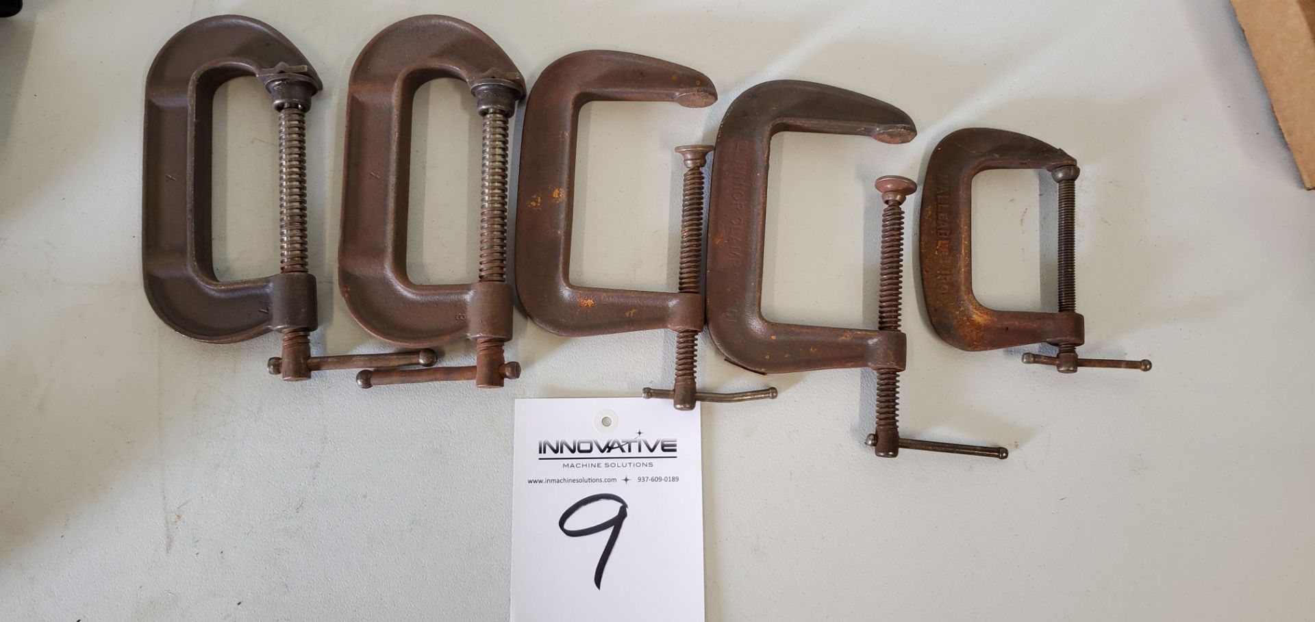 (4) 4 in C-Clamps