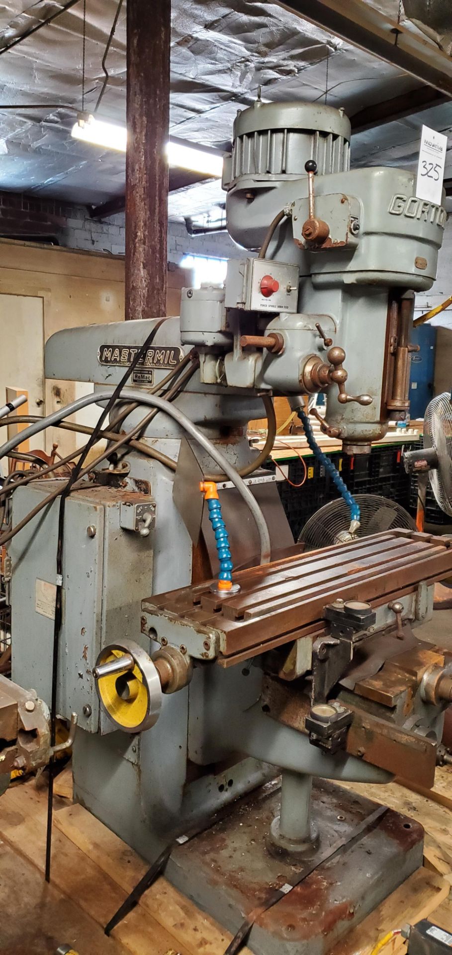 Gorton Mastermill Model 1-22, Power Spindle Downfeed, 10 in x 42 in ...