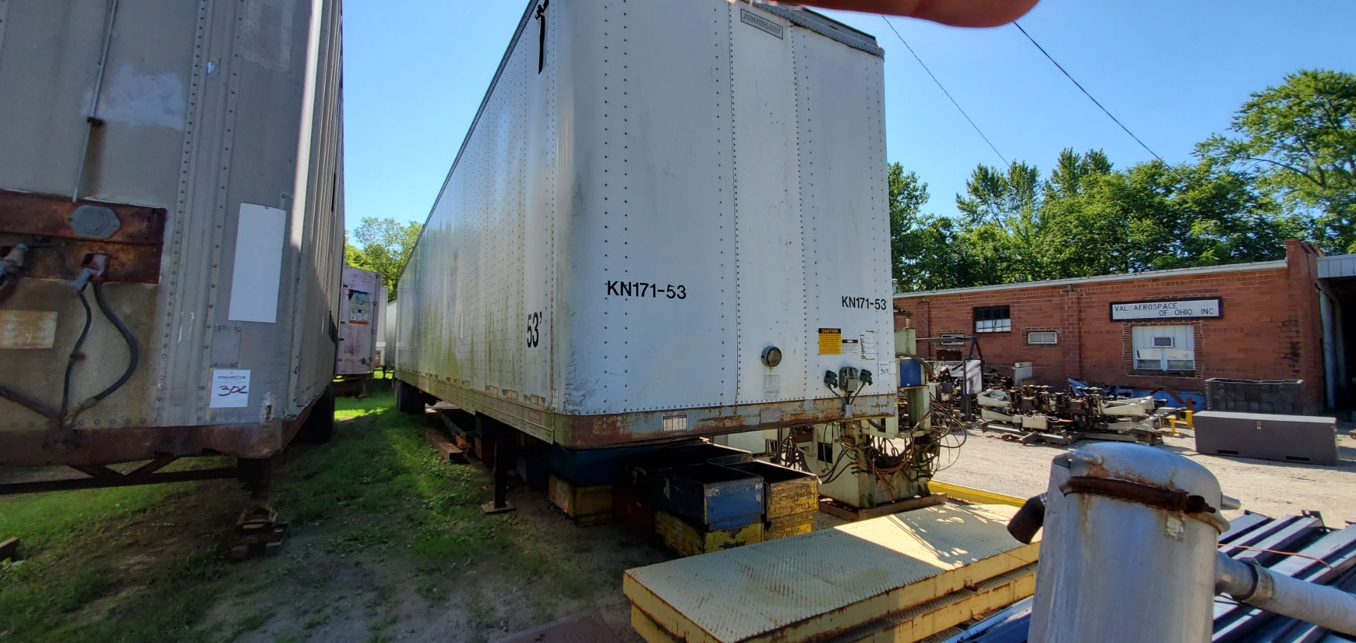 Fruehauf 53' Storage Trailer 102" W Tandem Axle Air Ride, No Title - Image 2 of 9