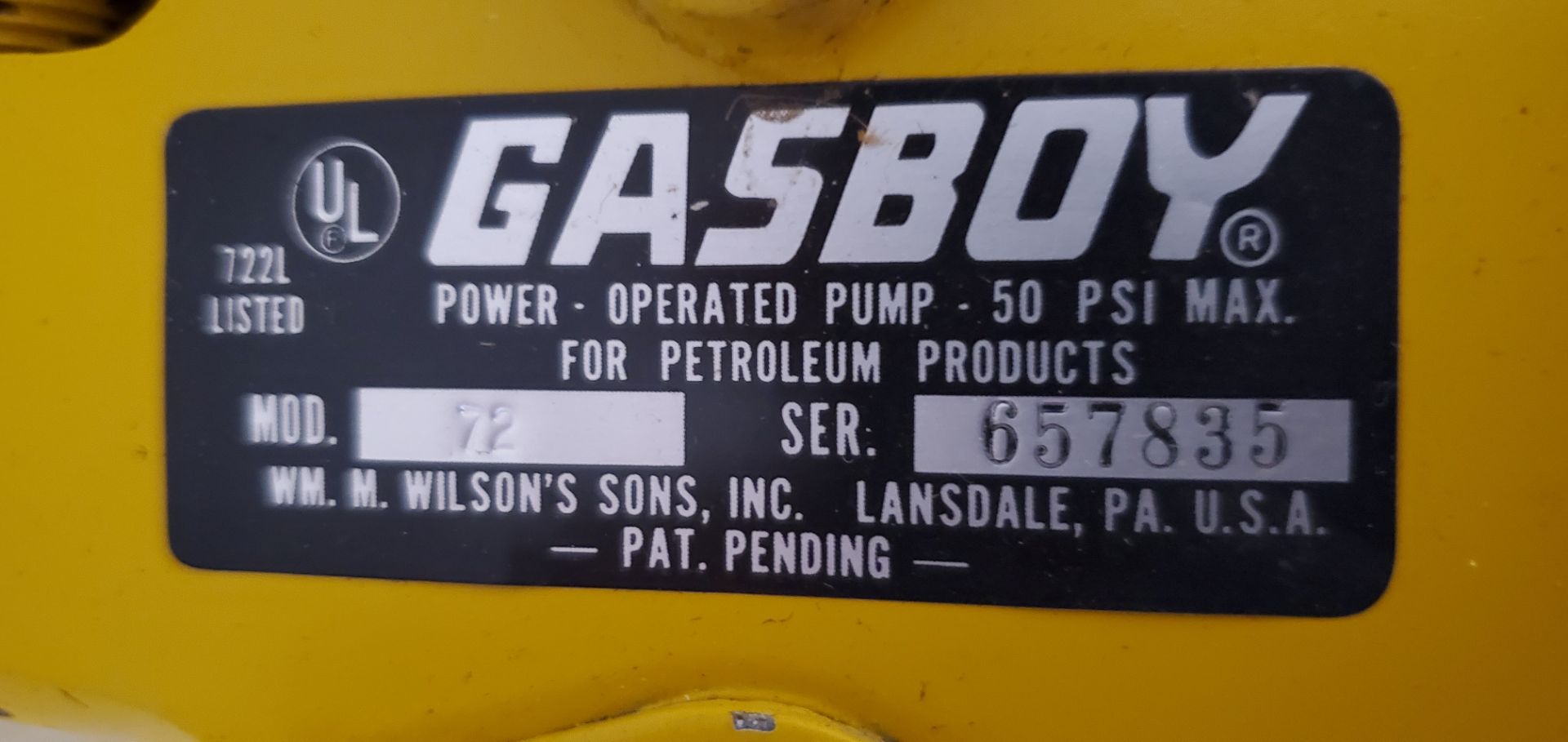 Gasboy Model 72 Electric Gas Pump - Image 2 of 3