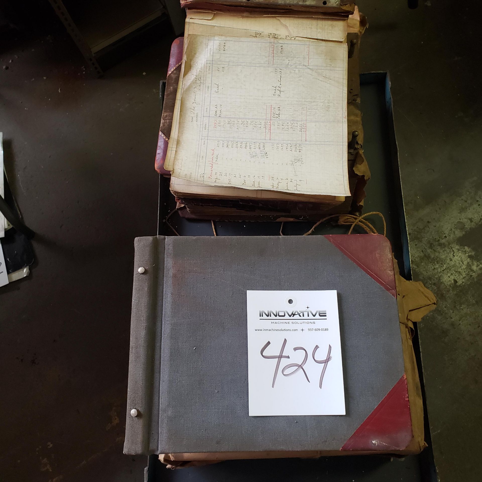 Vintage Railroad Ledgers